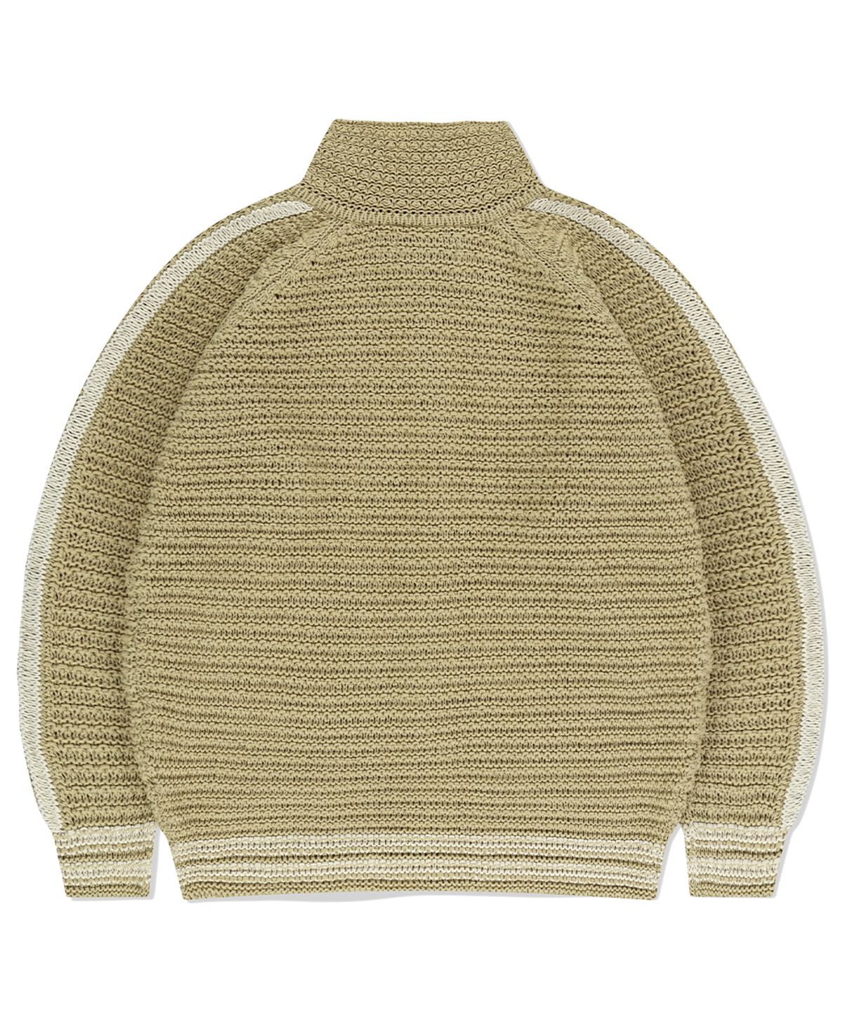 마하그리드(MAHAGRID) TRACK KNIT ZIP-UP BEIGE(MG2EFMK691A)