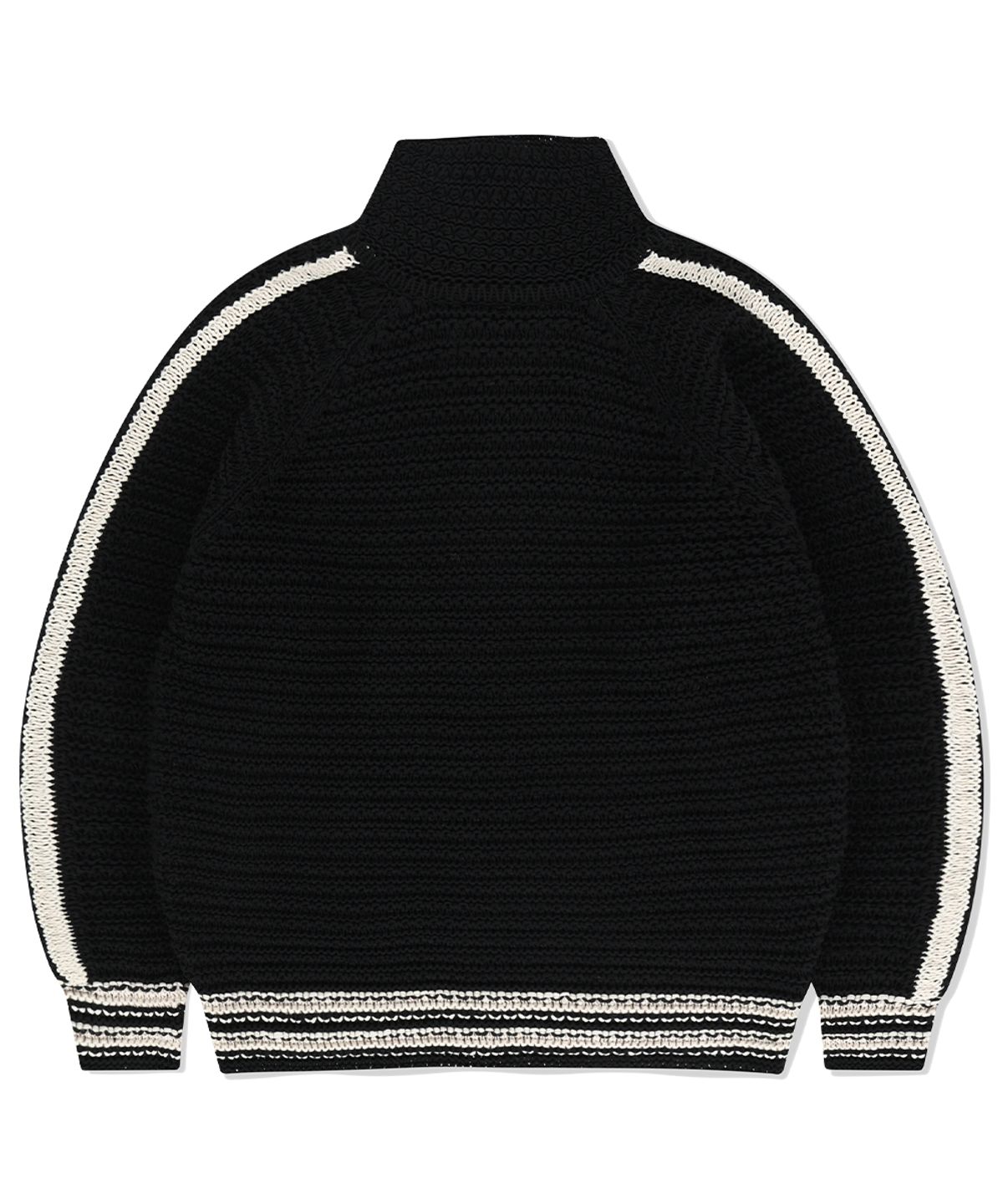 마하그리드(MAHAGRID) TRACK KNIT ZIP-UP BLACK(MG2EFMK691A)