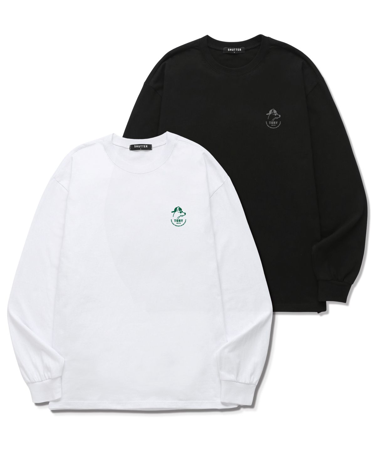 셔터(SHUTTER) MINI TORY LOGO 롱슬리브 (SLS011) 화이트