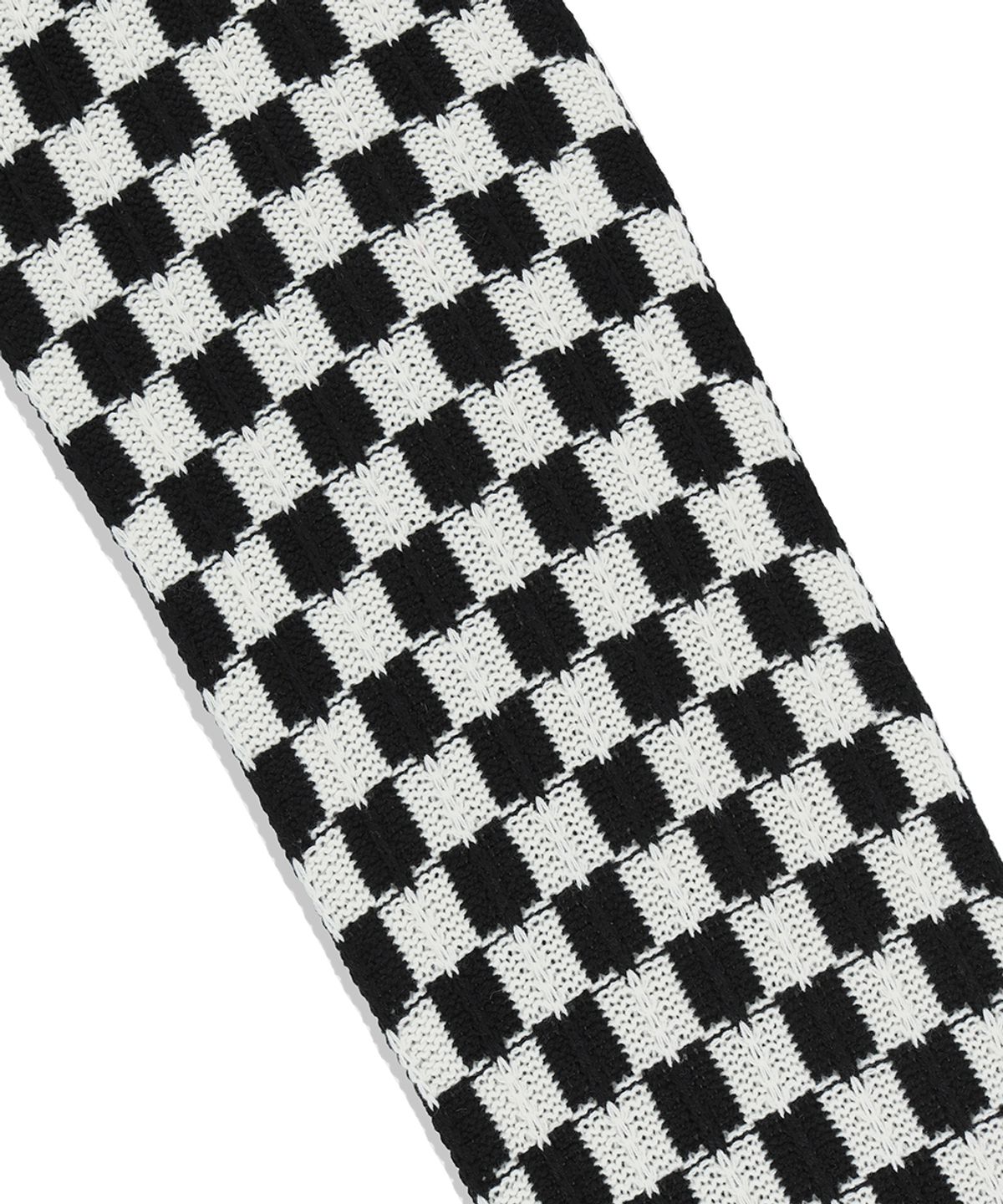 마하그리드(MAHAGRID) CHECKERBOARD MUFFLER WHITE/BLACK(MG2EFMAB60A)