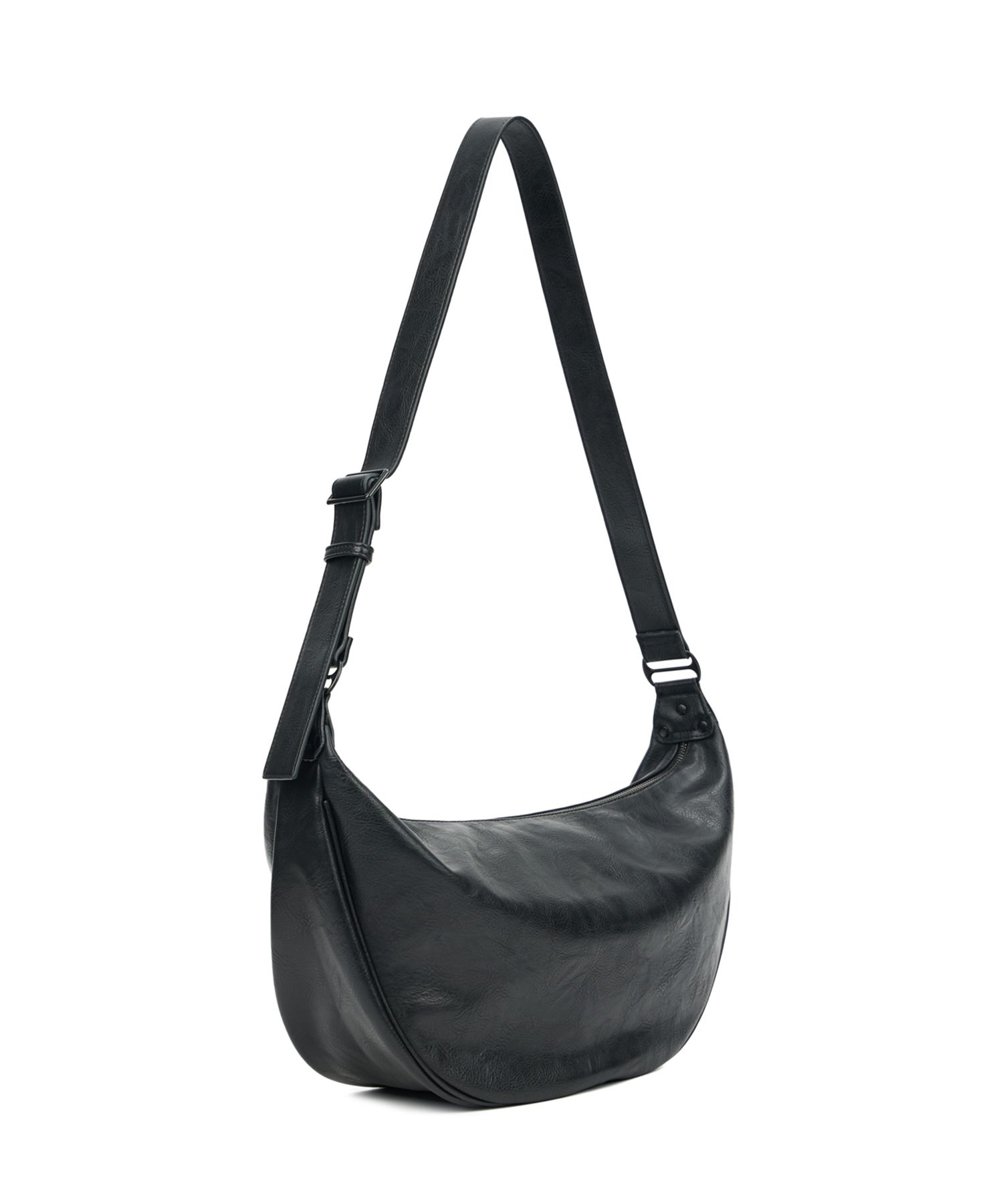 MUSINSA | KICHUL ALL-DAY MIDDLE CROSS BAG (BLACK)