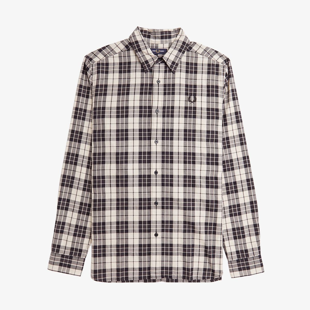 프레드페리(FRED PERRY) [Sharp] 타탄 트윌 셔츠 (X23) AFPM2438506-X23