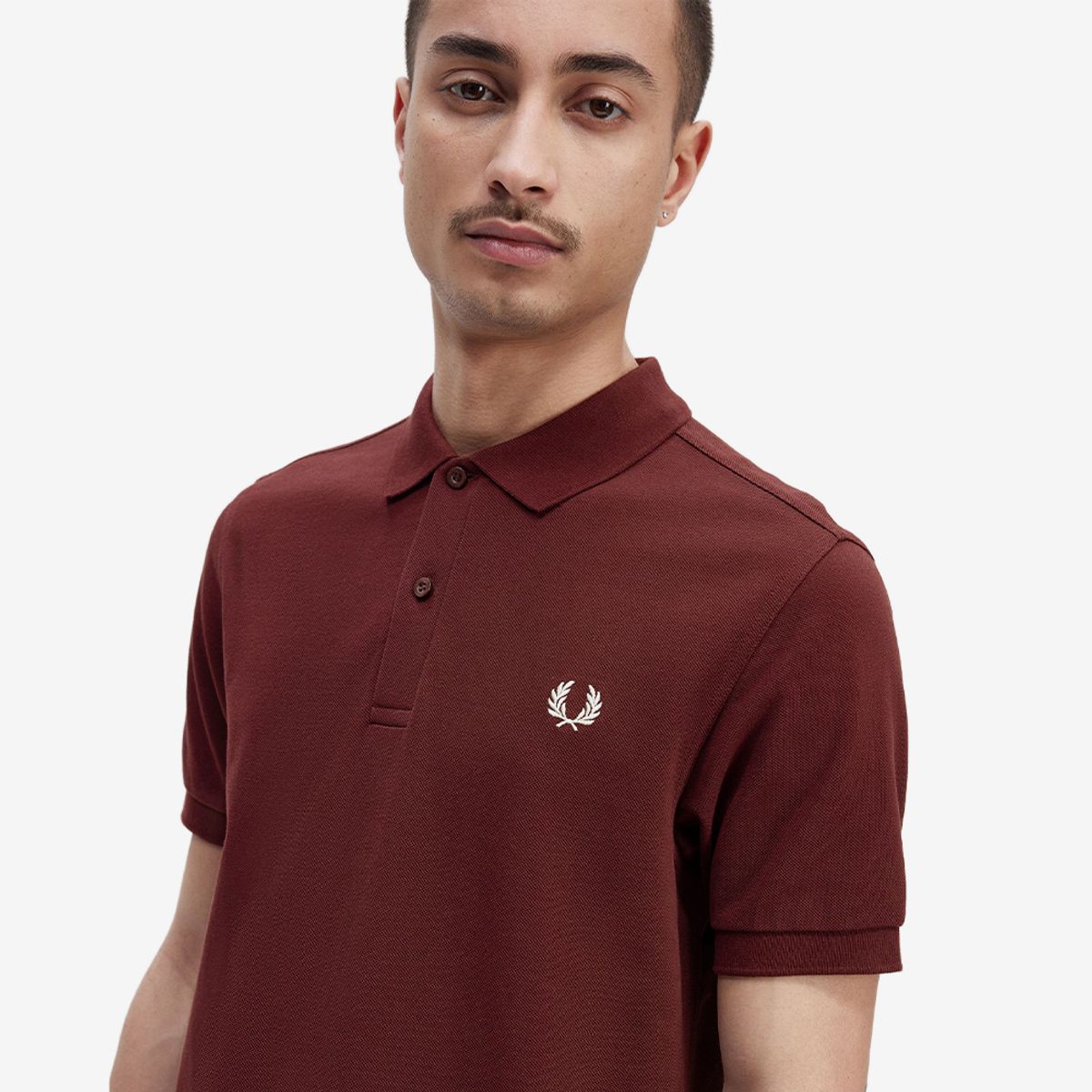 프레드페리(FRED PERRY) [M6000] 플레인 프레드페리 셔츠 - 옥스블러드/에크루 M6000-597
