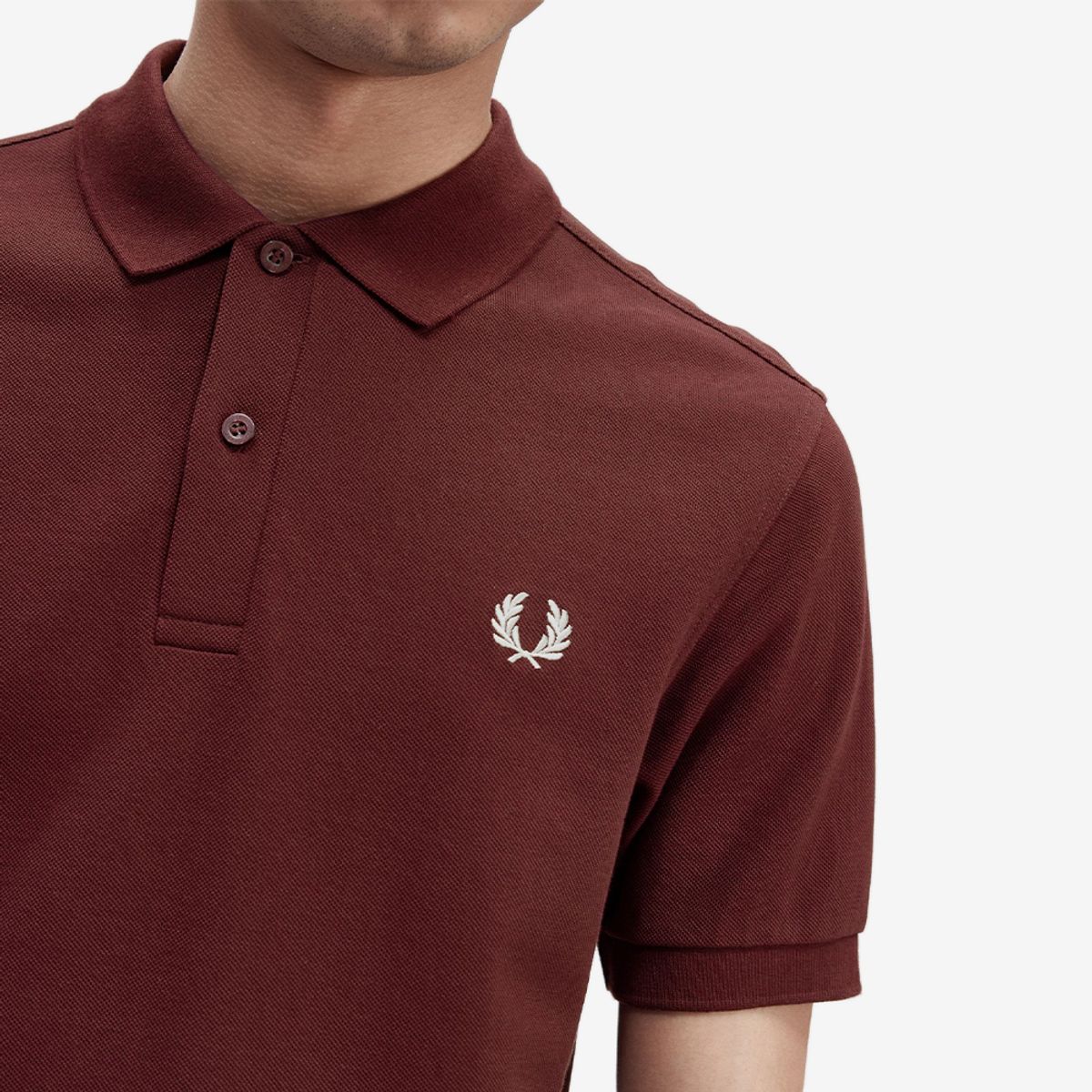 프레드페리(FRED PERRY) [M6000] 플레인 프레드페리 셔츠 - 옥스블러드/에크루 M6000-597