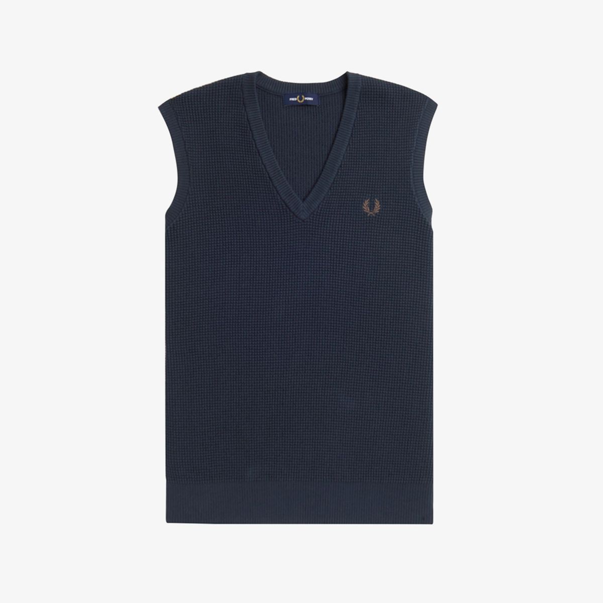 프레드페리(FRED PERRY) [Sharp] 와플 스티치 베스트 (608) AFPM2438556-608