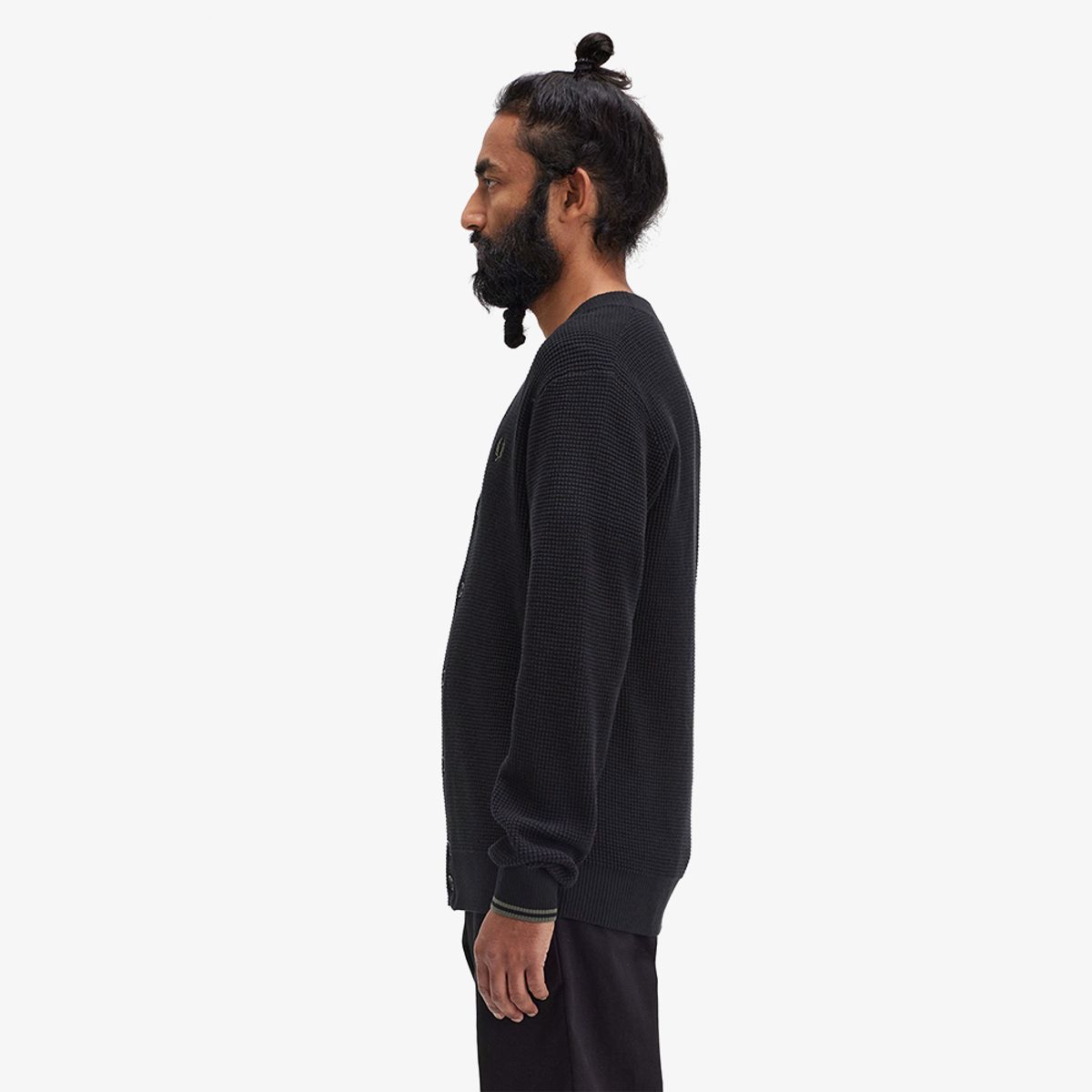 프레드페리(FRED PERRY) [Sharp] 와플 스티치 가디건 (102) AFPM2436508-102