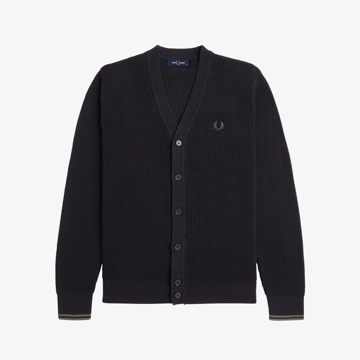 프레드페리(FRED PERRY) [Sharp] 와플 스티치 가디건 (102) AFPM2436508-102