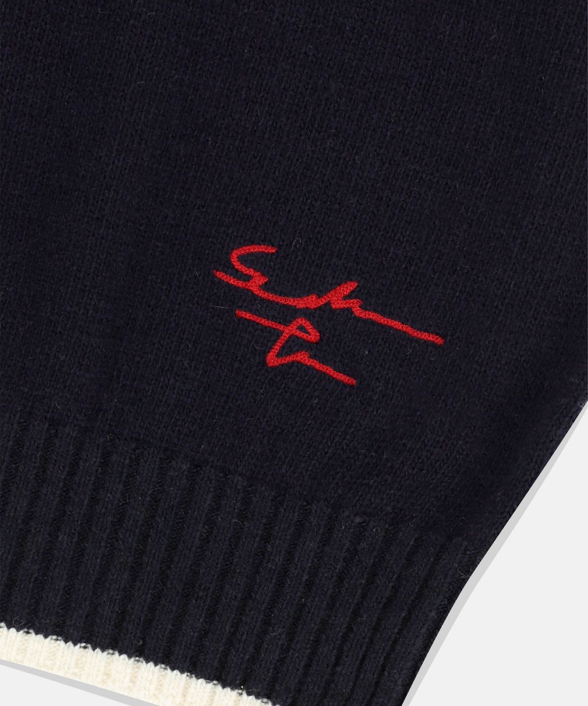 썬러브투어(SUNLOVETOUR) GREEN Knit Sweater Navy