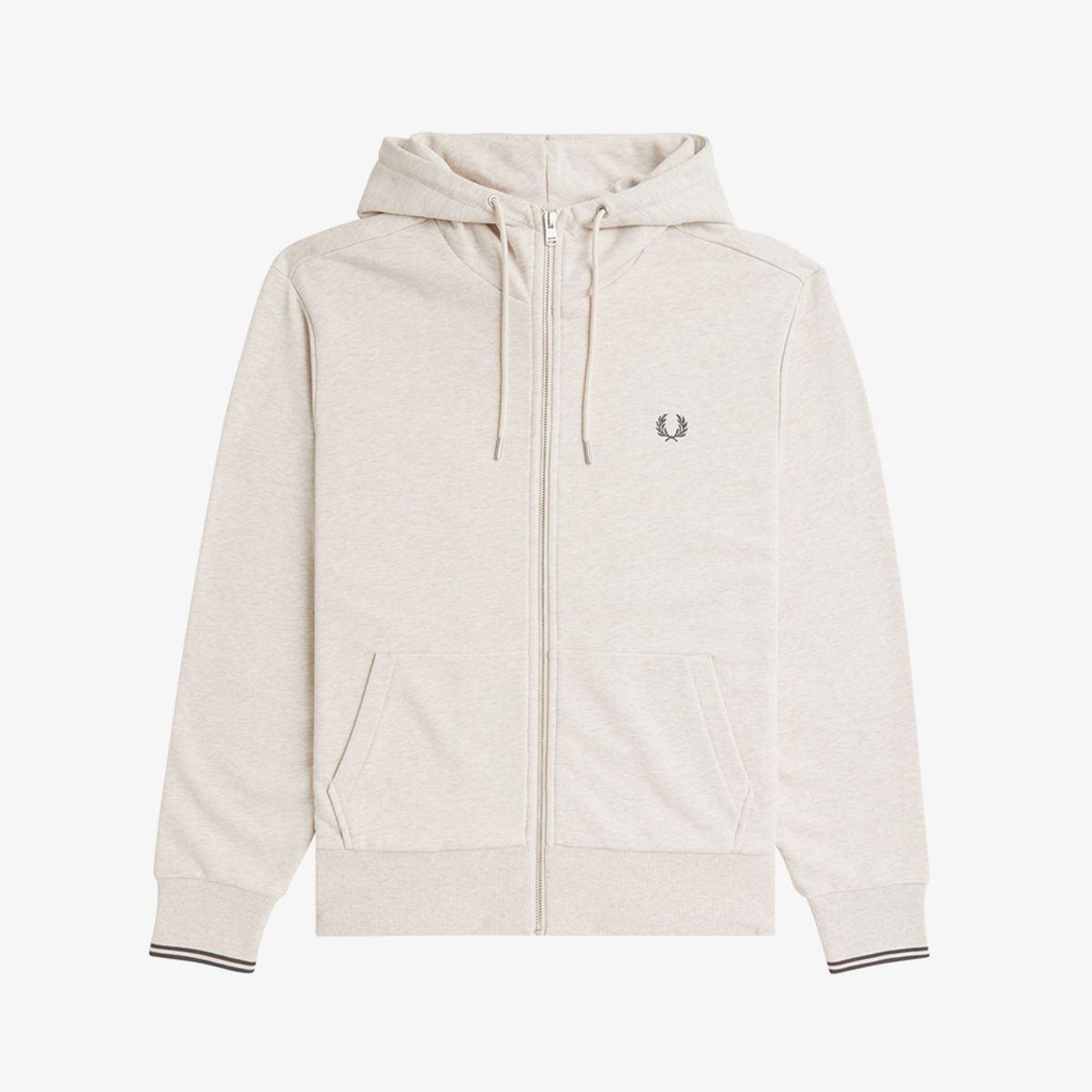 프레드페리(FRED PERRY) [Baseline] 후드 집 스루 스웻셔츠 (W50) AFPM2437536-W50