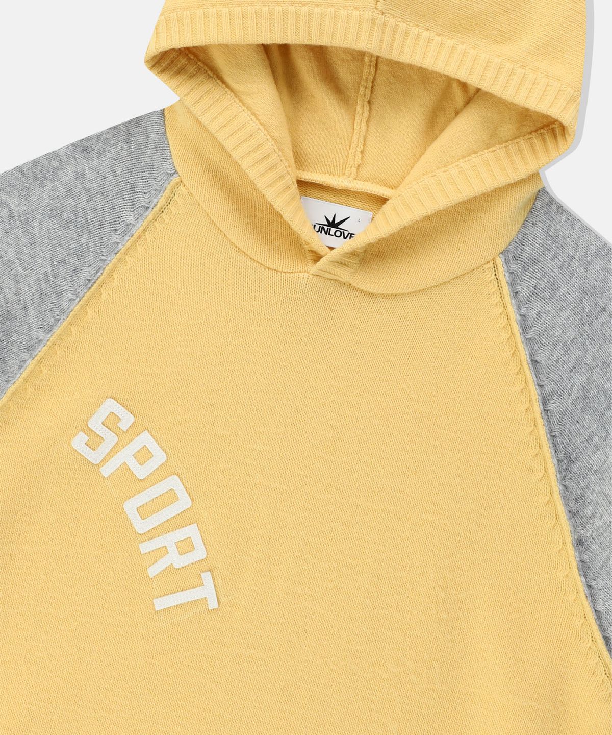 썬러브투어(SUNLOVETOUR) SPORT Knit Hoodie Yellow