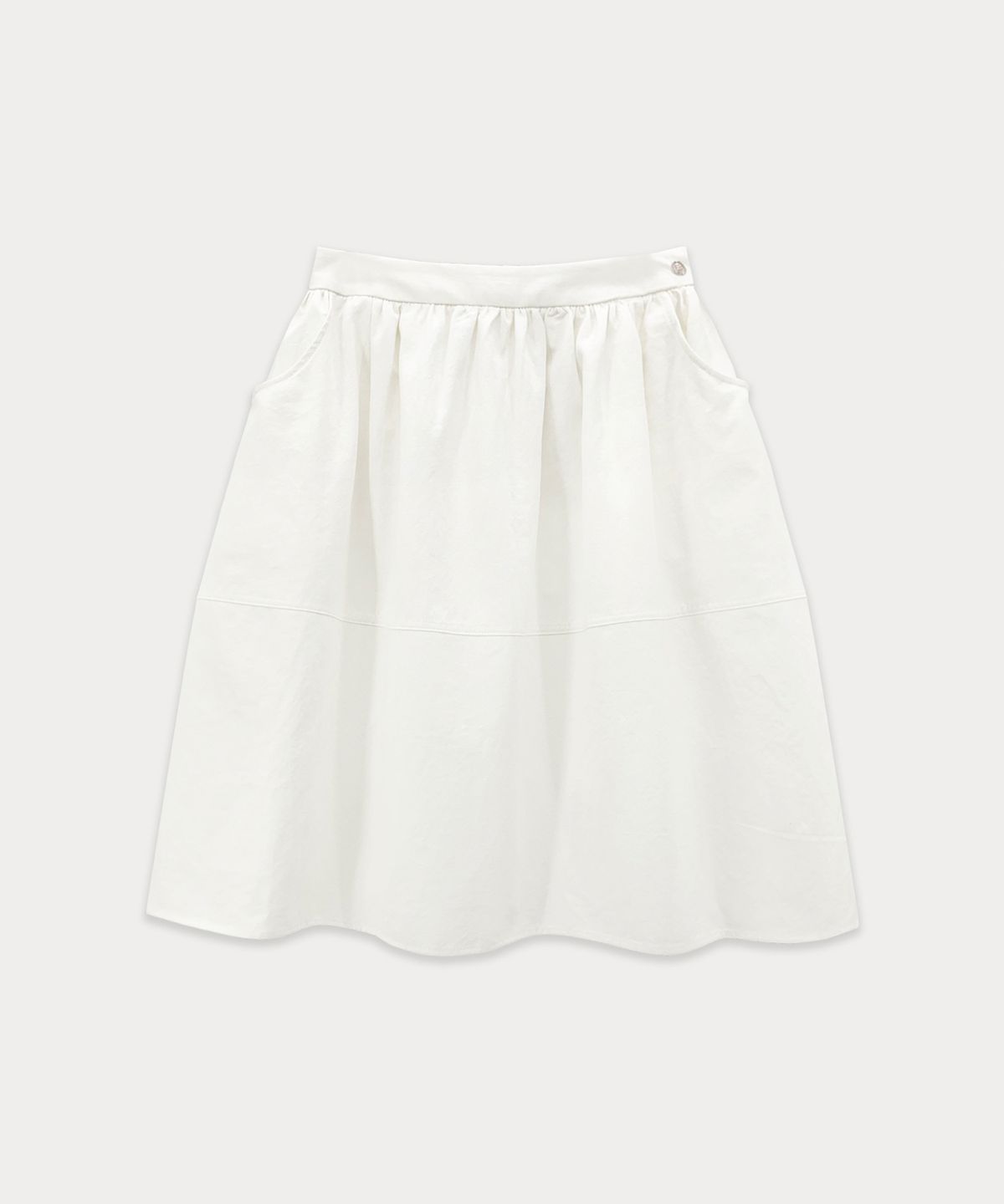 썸웨어버터(SOMEWHEREBUTTER) Vienna full skirt - Ivory