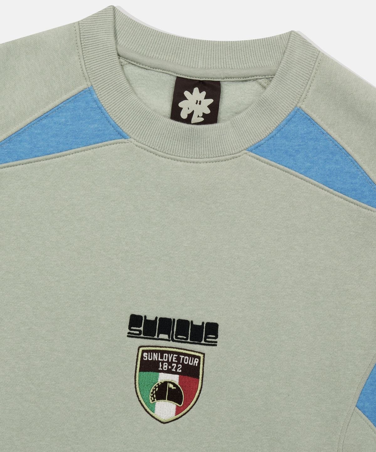 썬러브투어(SUNLOVETOUR) Club Crewneck Sweatshirt Light Sage