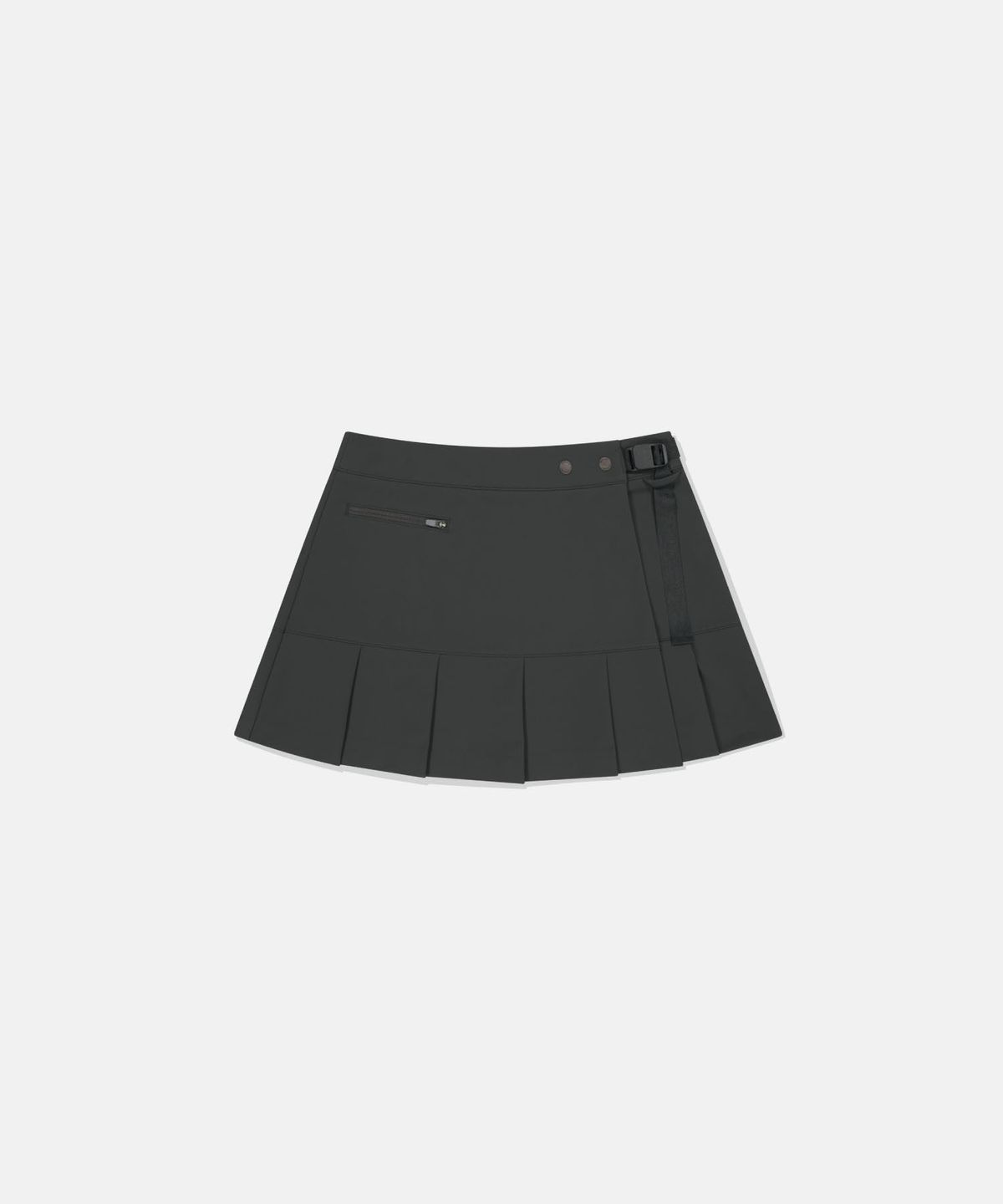 썬러브투어(SUNLOVETOUR) W Layered Skirt Pants Charcoal