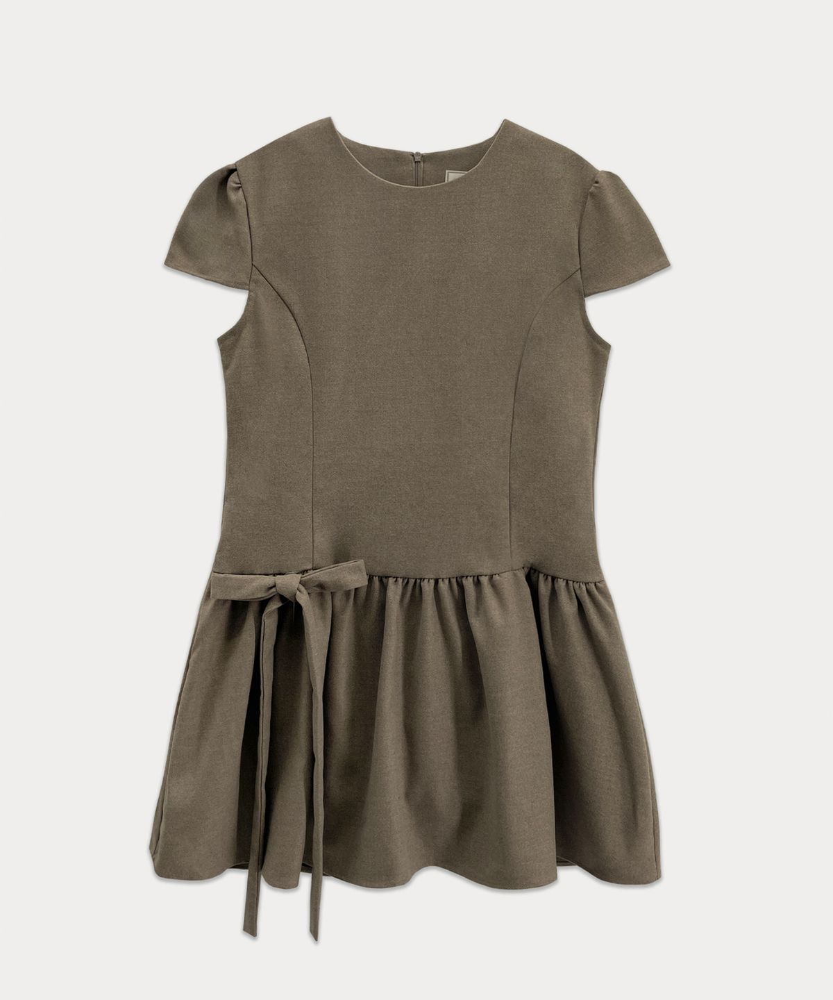 썸웨어버터(SOMEWHEREBUTTER) Viola mini dress - Brown