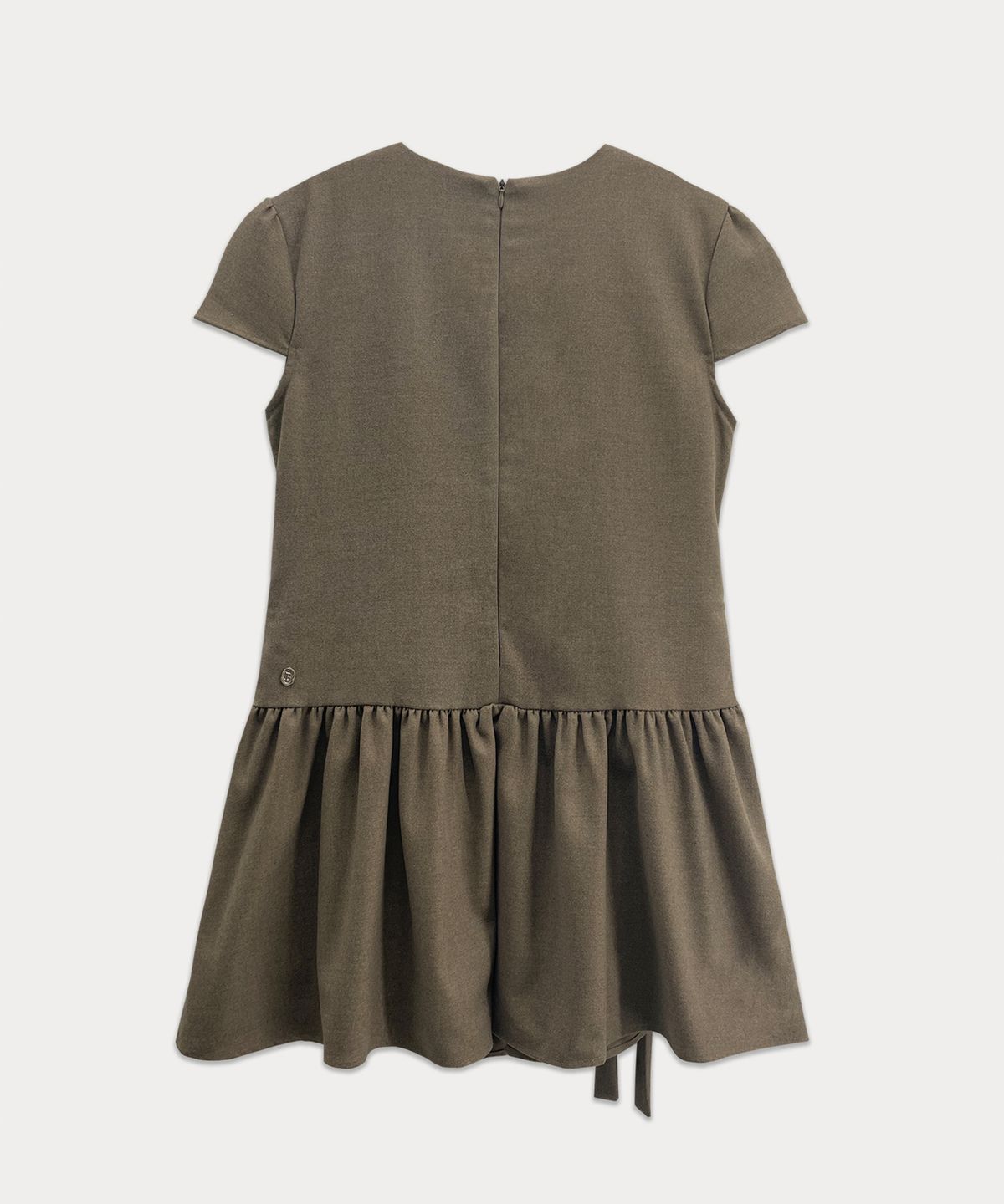 썸웨어버터(SOMEWHEREBUTTER) Viola mini dress - Brown