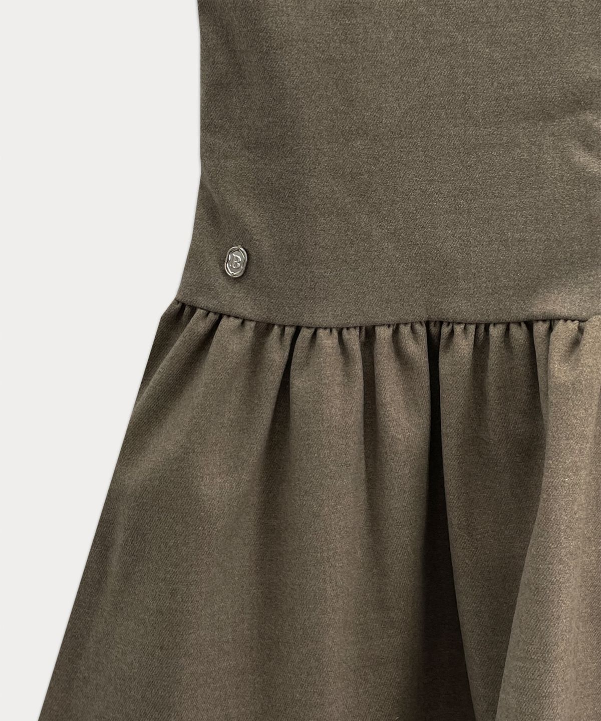 썸웨어버터(SOMEWHEREBUTTER) Viola mini dress - Brown