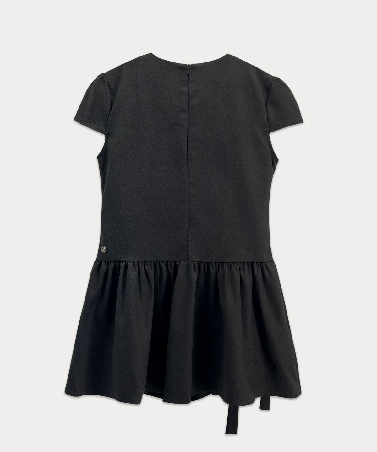 썸웨어버터(SOMEWHEREBUTTER) Viola mini dress - Charcoal