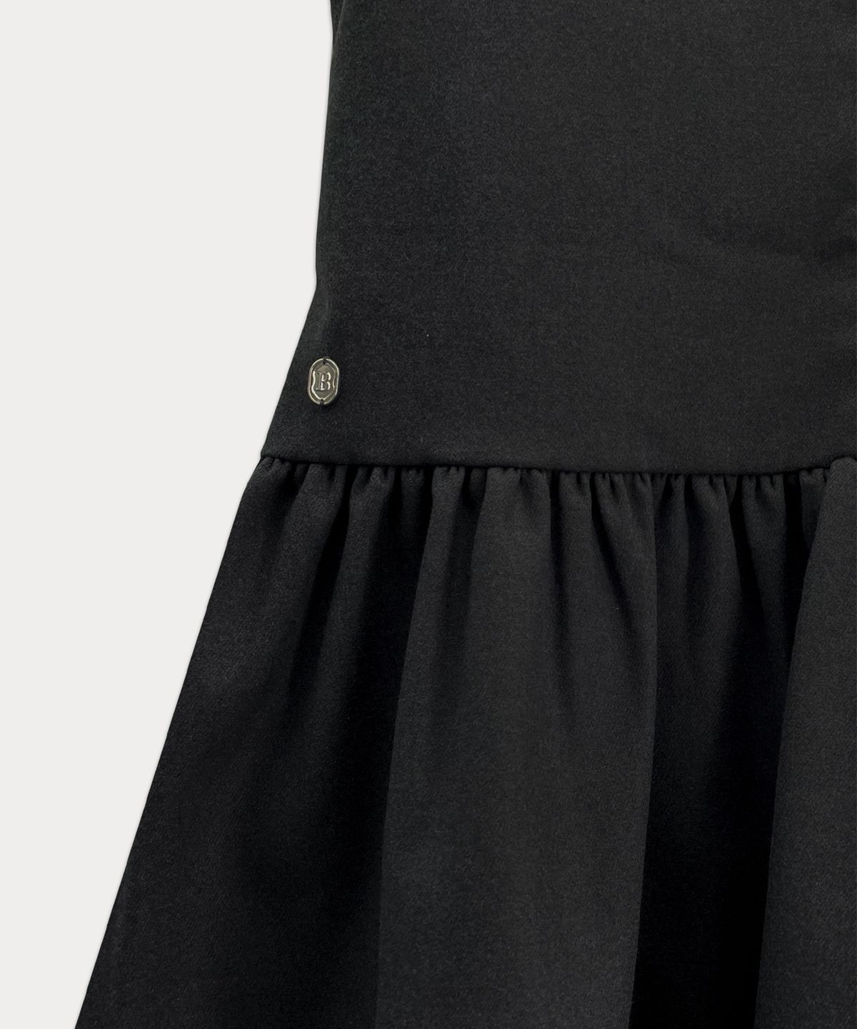 썸웨어버터(SOMEWHEREBUTTER) Viola mini dress - Charcoal