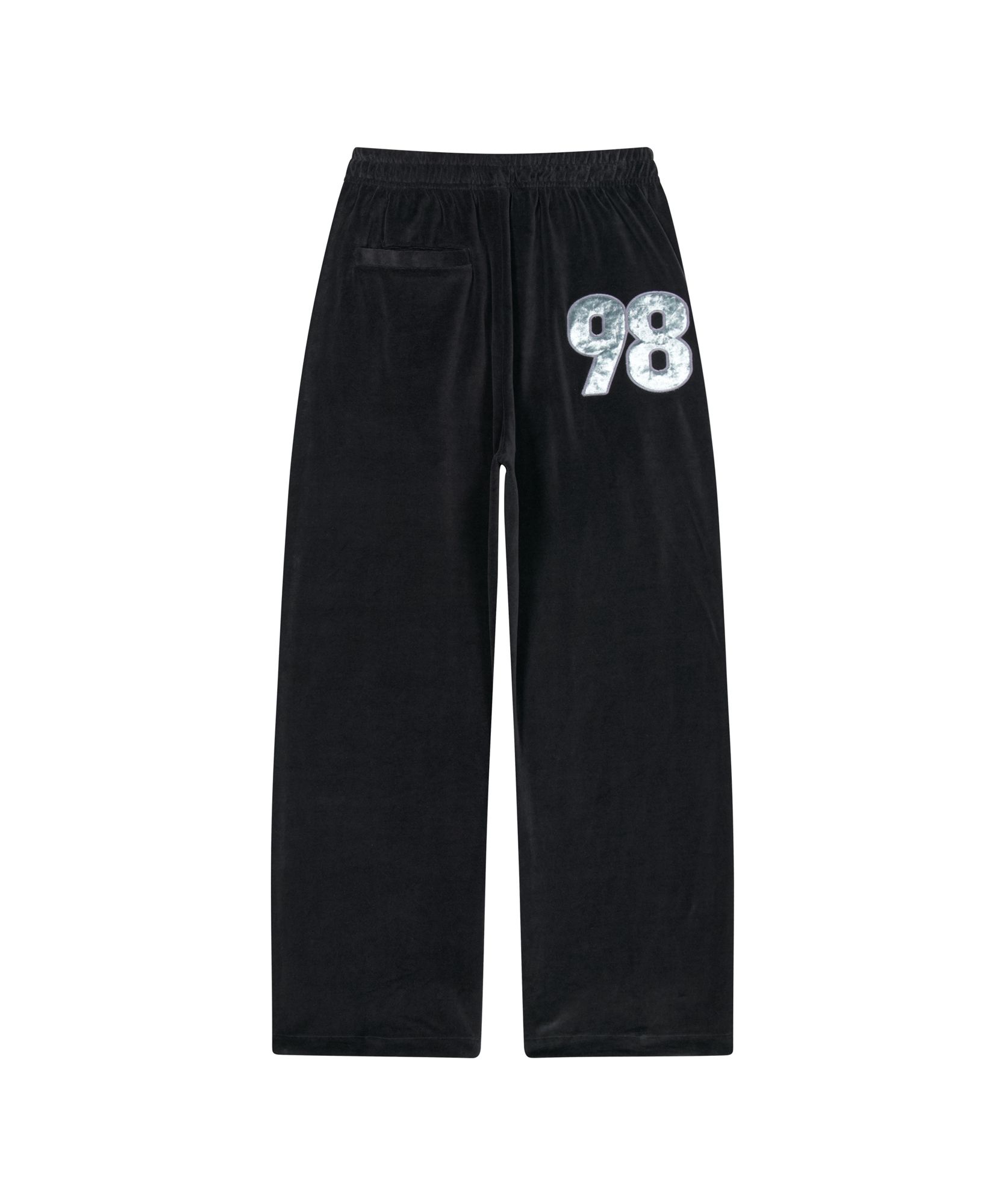 ★AAKAM★ 98 Patch Velour Pants Black AK24PT33BK MUSINSA | AAKAM 98 Patch Velour Pants (Black)
