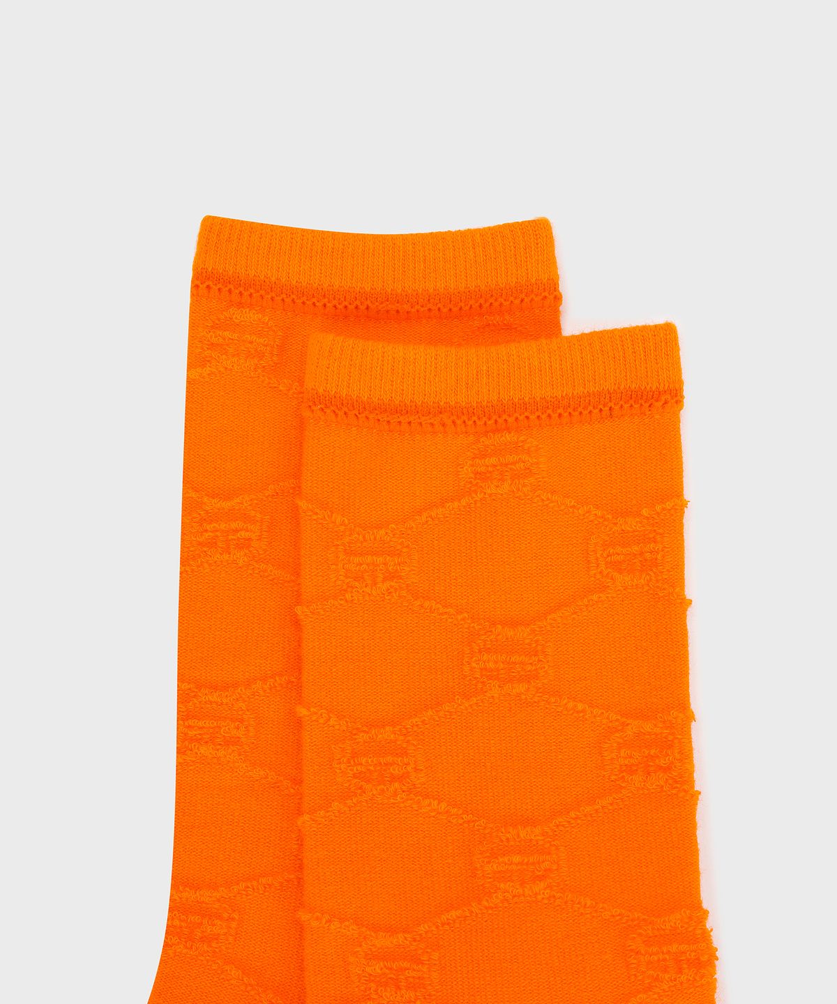 세르지오 타키니(SERGIO TACCHINI) W 테리 자카드 크루삭스 (Orange)