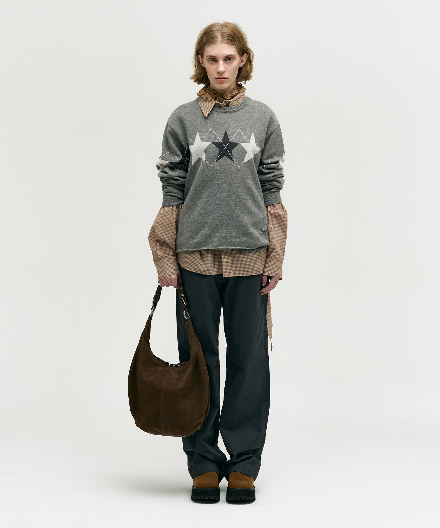 MUSINSA | MARGESHERWOOD PUMPKIN LARGE_hush nubuck
