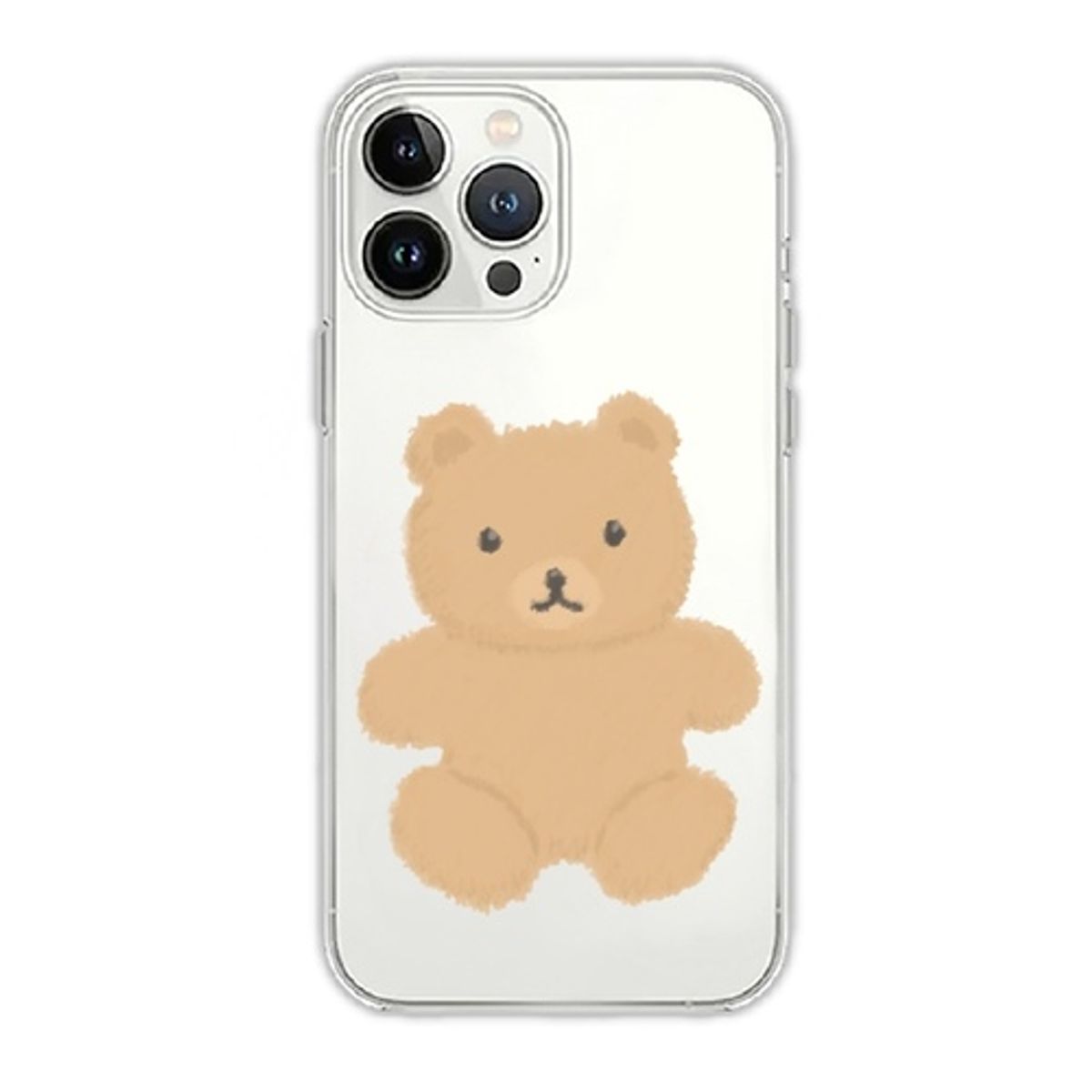 이레케이스앤굿즈(IRECASEGOODS) 마이베어 아이폰 갤럭시 투명젤리 폰케이스