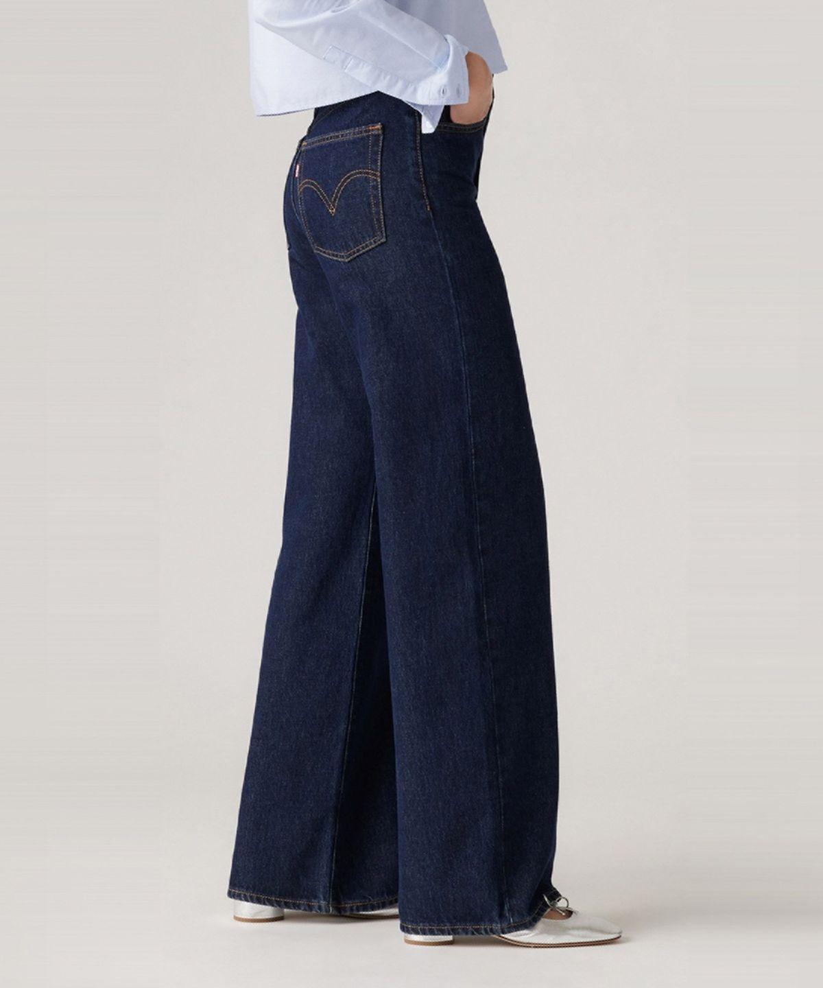 리바이스(LEVI'S) 립케이지 와이드 레그 진 A6081-0019