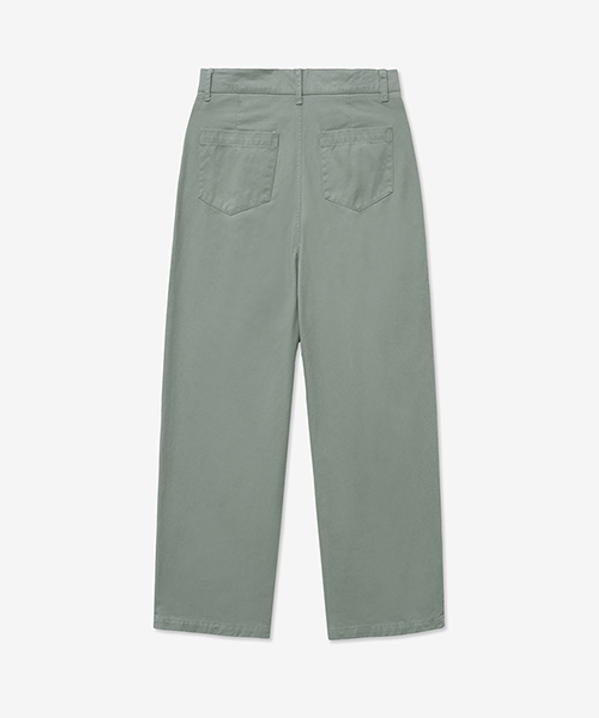 레이디 볼륨(LADY VOLUME) [ALL-SEASON] PINTUCK COTTON STRAIGHT PANTS_MINT