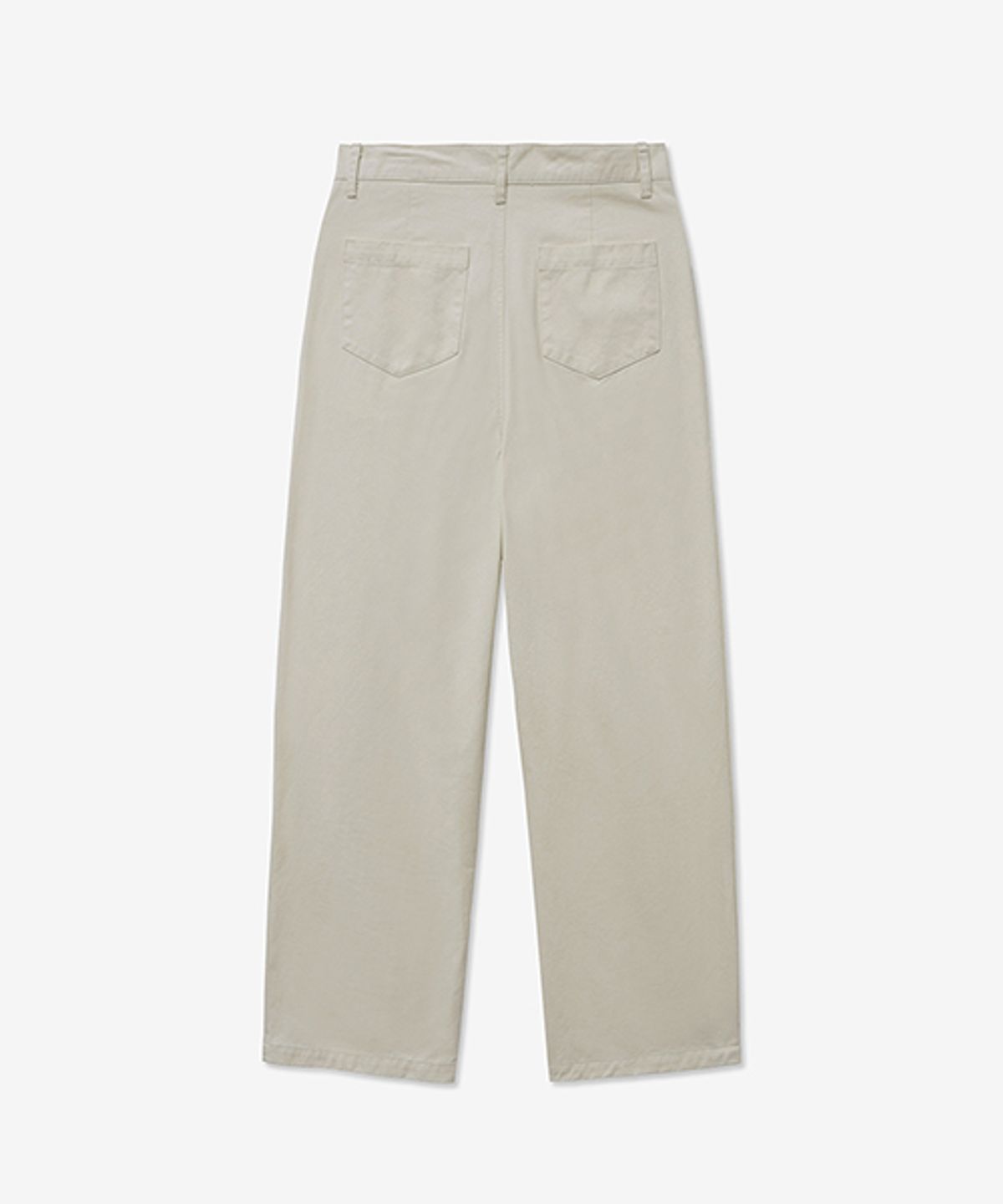 레이디 볼륨(LADY VOLUME) [ALL-SEASON] PINTUCK COTTON STRAIGHT PANTS_IVORY
