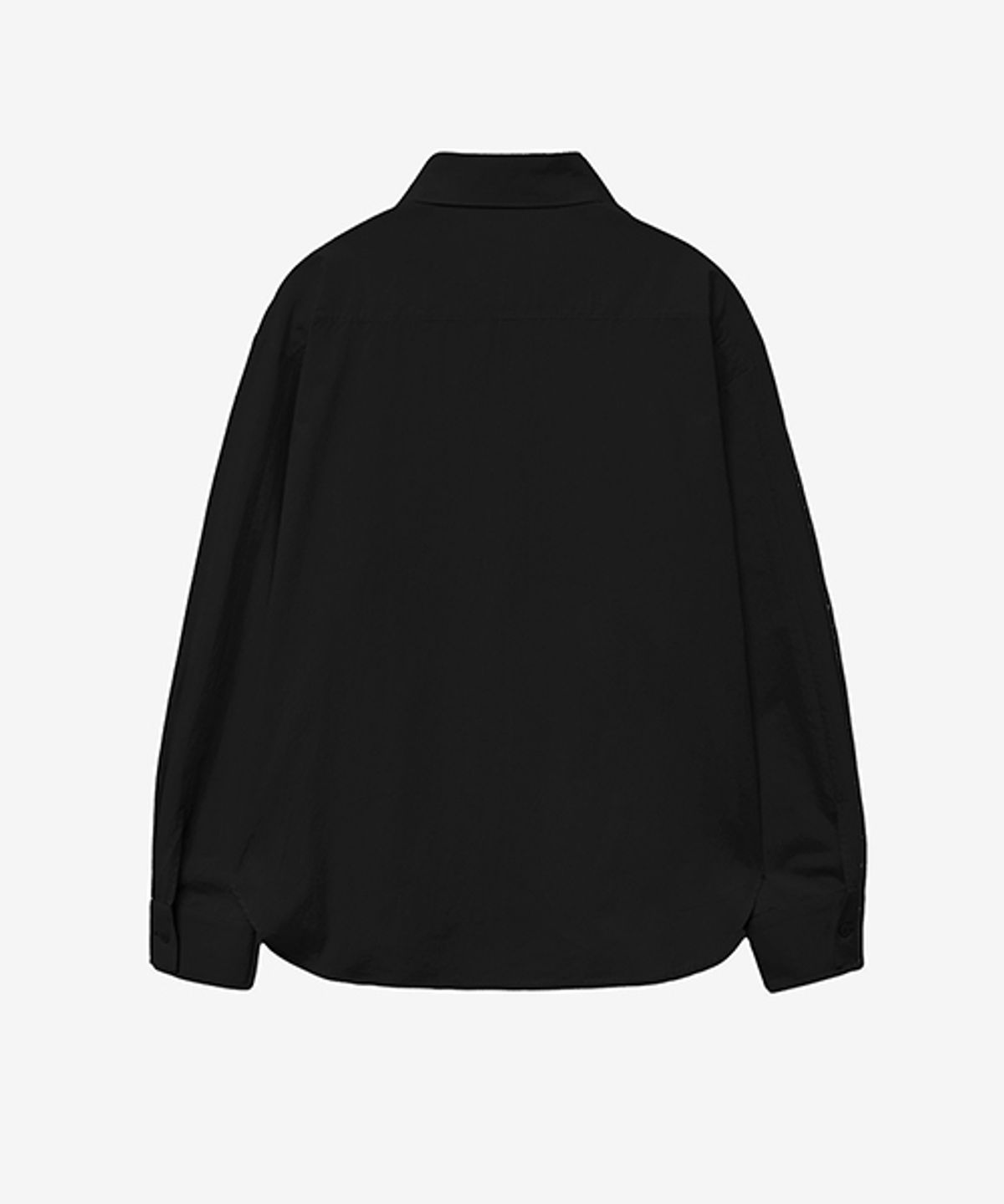 레이디 볼륨(LADY VOLUME) STANDARD LINE BASIC SHIRT_BLACK