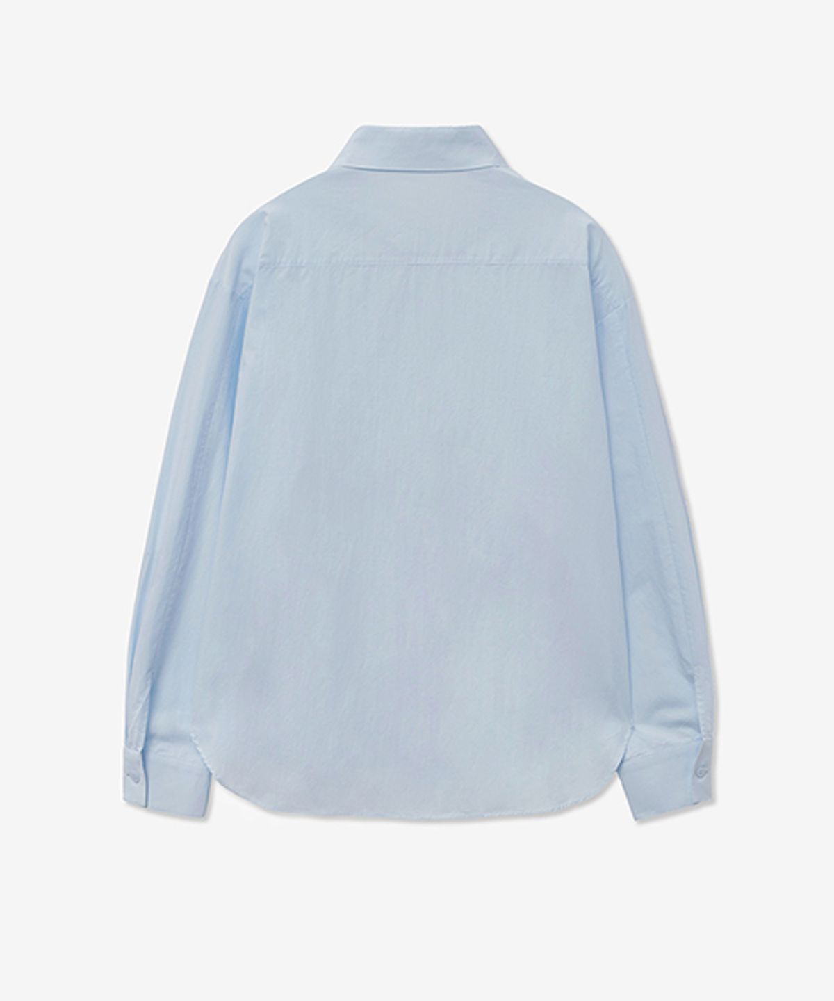 레이디 볼륨(LADY VOLUME) STANDARD LINE BASIC SHIRT_SKY BLUE