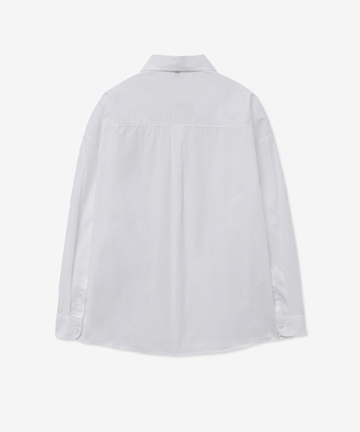 레이디 볼륨(LADY VOLUME) DAILY OVER FIT POCKET SHIRT_IVORY