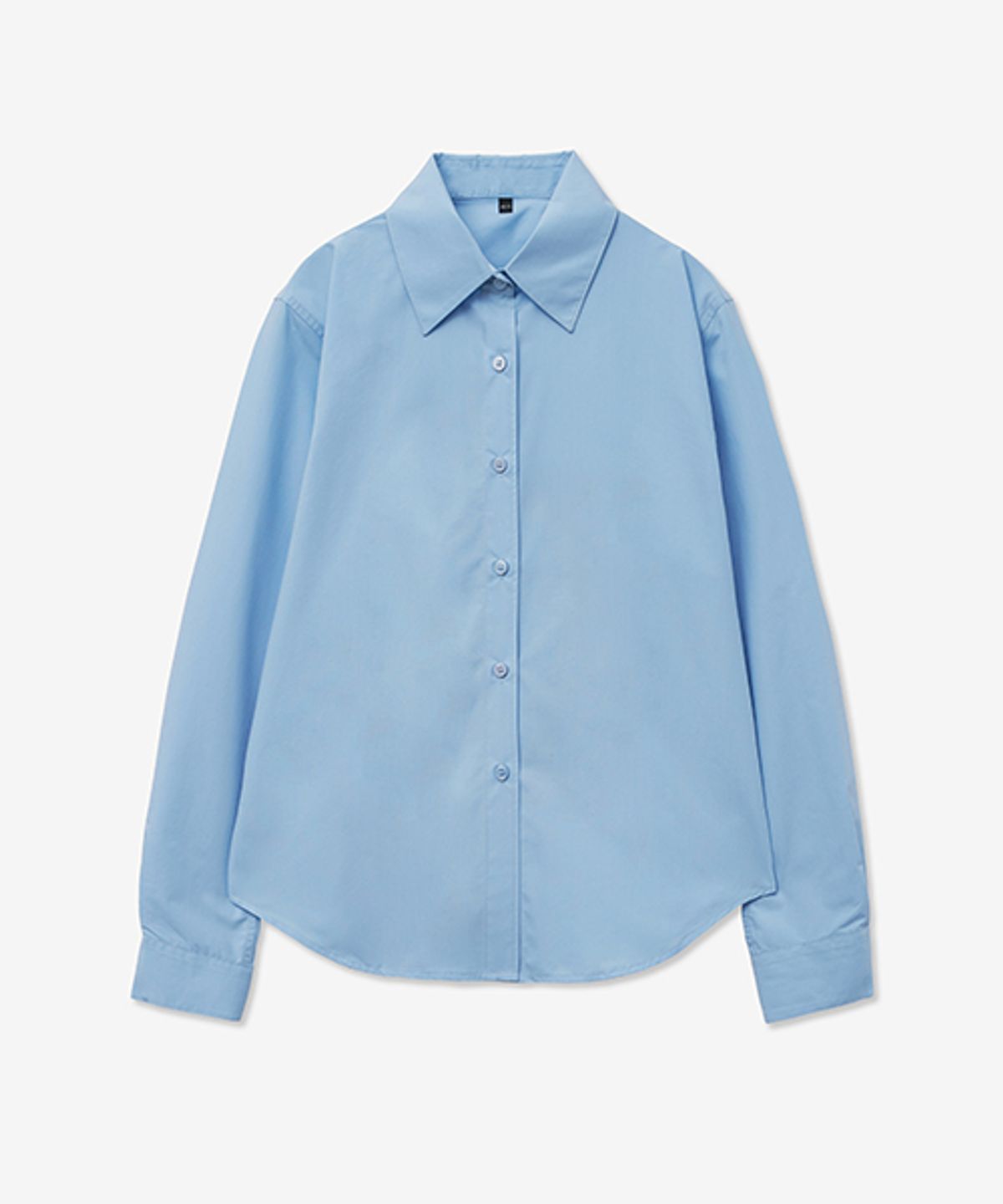 레이디 볼륨(LADY VOLUME) CLASSIC LINE BASIC SHIRT_BLUE