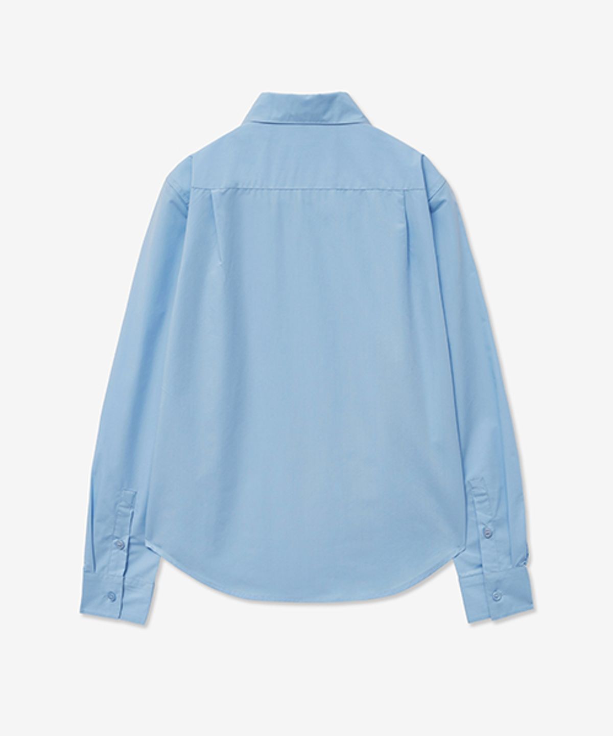 레이디 볼륨(LADY VOLUME) CLASSIC LINE BASIC SHIRT_BLUE