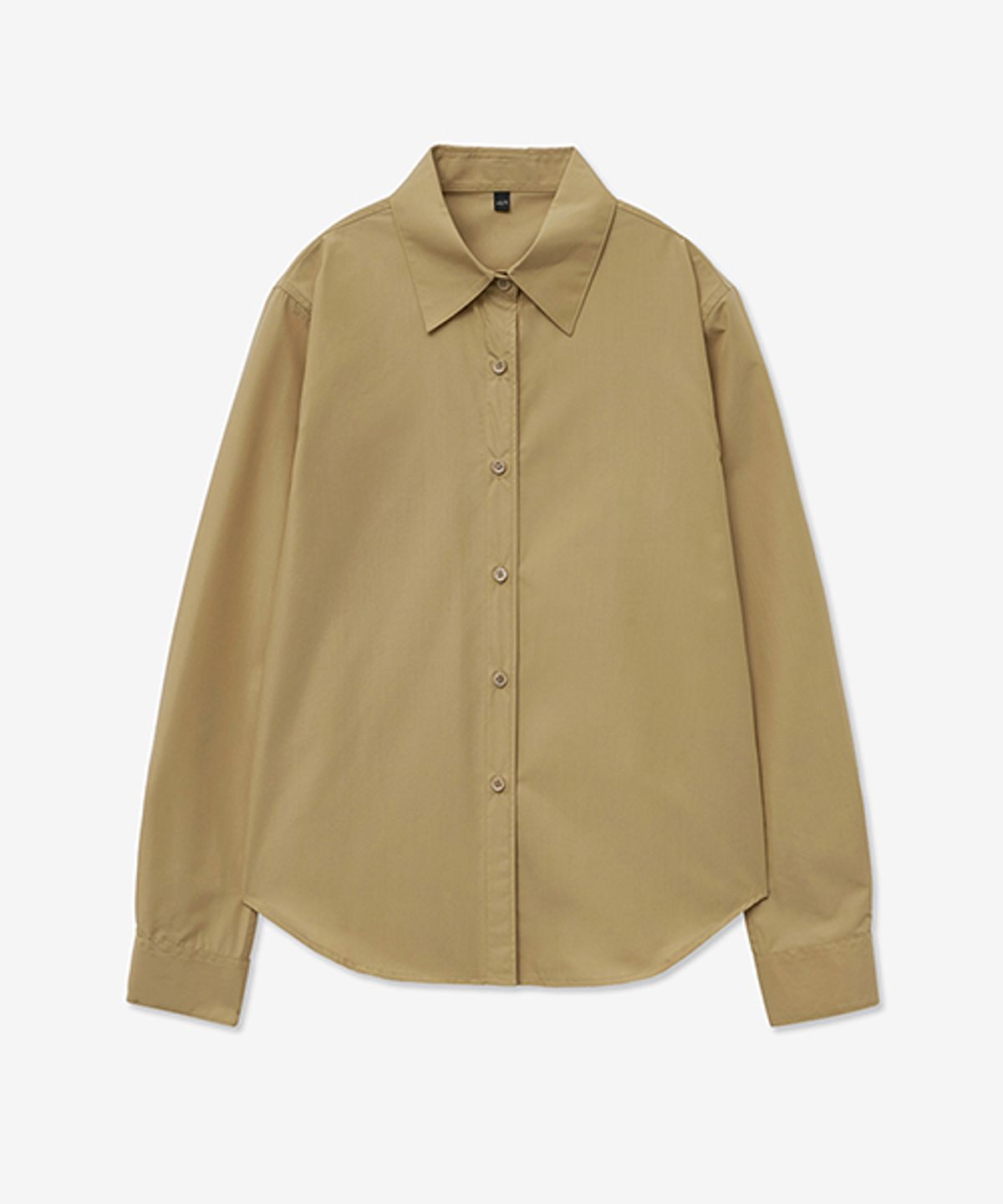 레이디 볼륨(LADY VOLUME) CLASSIC LINE BASIC SHIRT_BEIGE