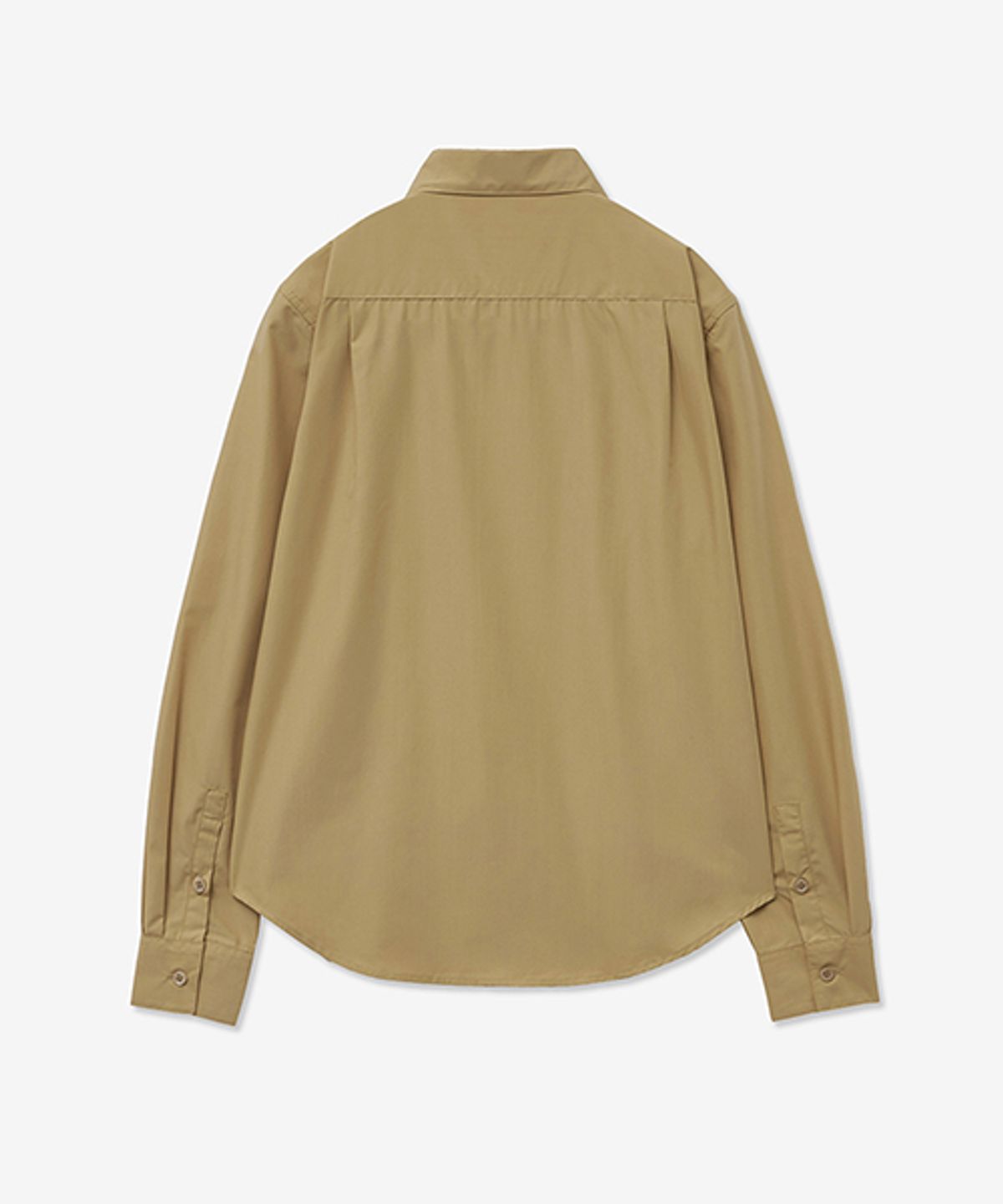 레이디 볼륨(LADY VOLUME) CLASSIC LINE BASIC SHIRT_BEIGE