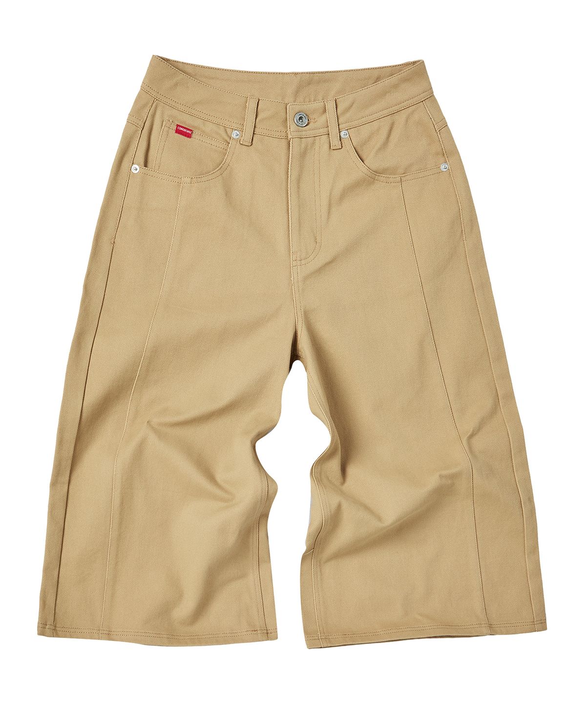 꼬모니노즈(COMONINOZ) W BERMUDA CROP PANTS [MUSTARD]