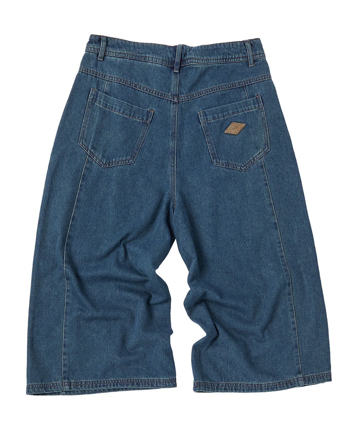 꼬모니노즈(COMONINOZ) W BERMUDA CROP PANTS [BLUE]