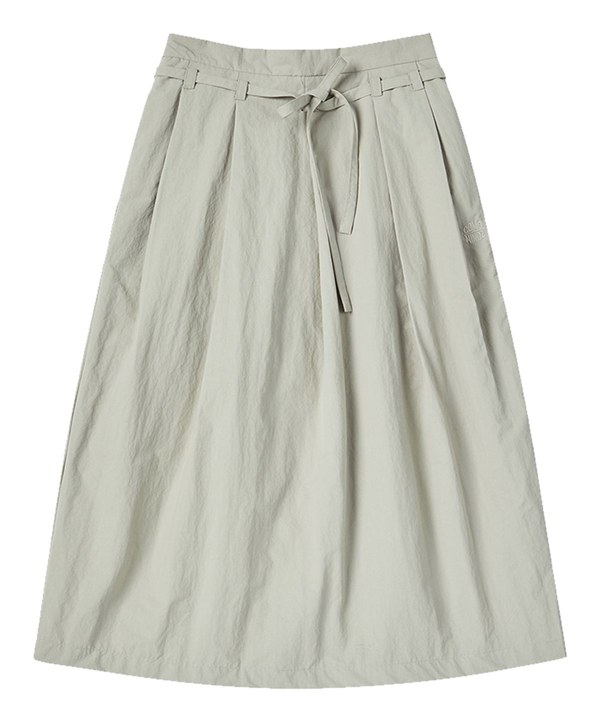 꼬모니노즈(COMONINOZ) W BALLOON PLEATS SKIRT [BEIGE]