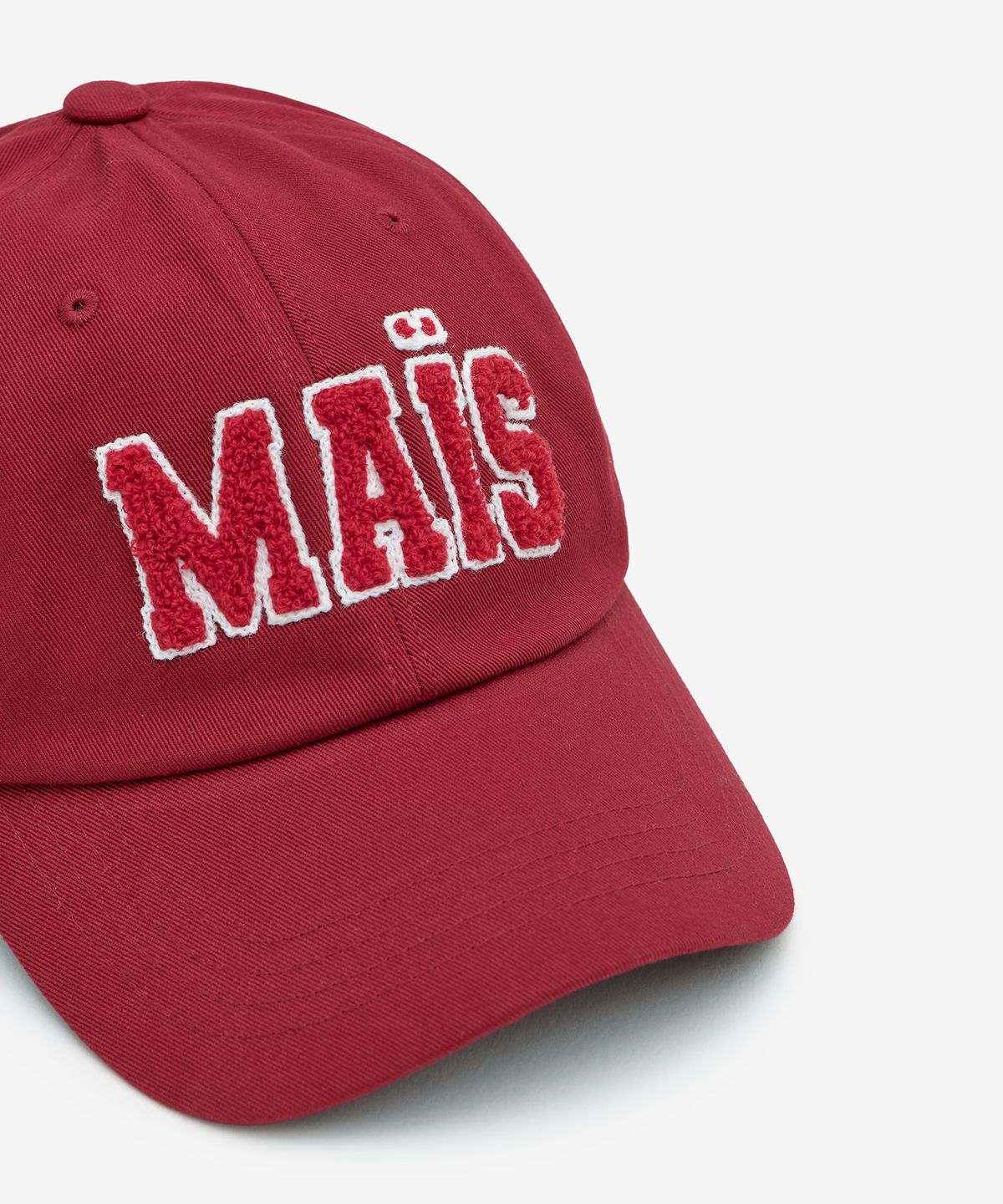 마이스(MAIS) SIGNATURE BOUCLE LOGO BALL CAP / RED