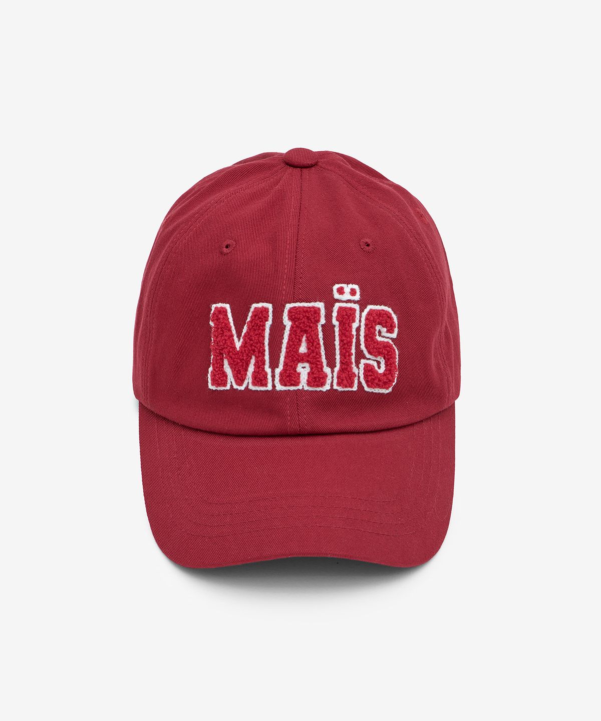 마이스(MAIS) SIGNATURE BOUCLE LOGO BALL CAP / RED