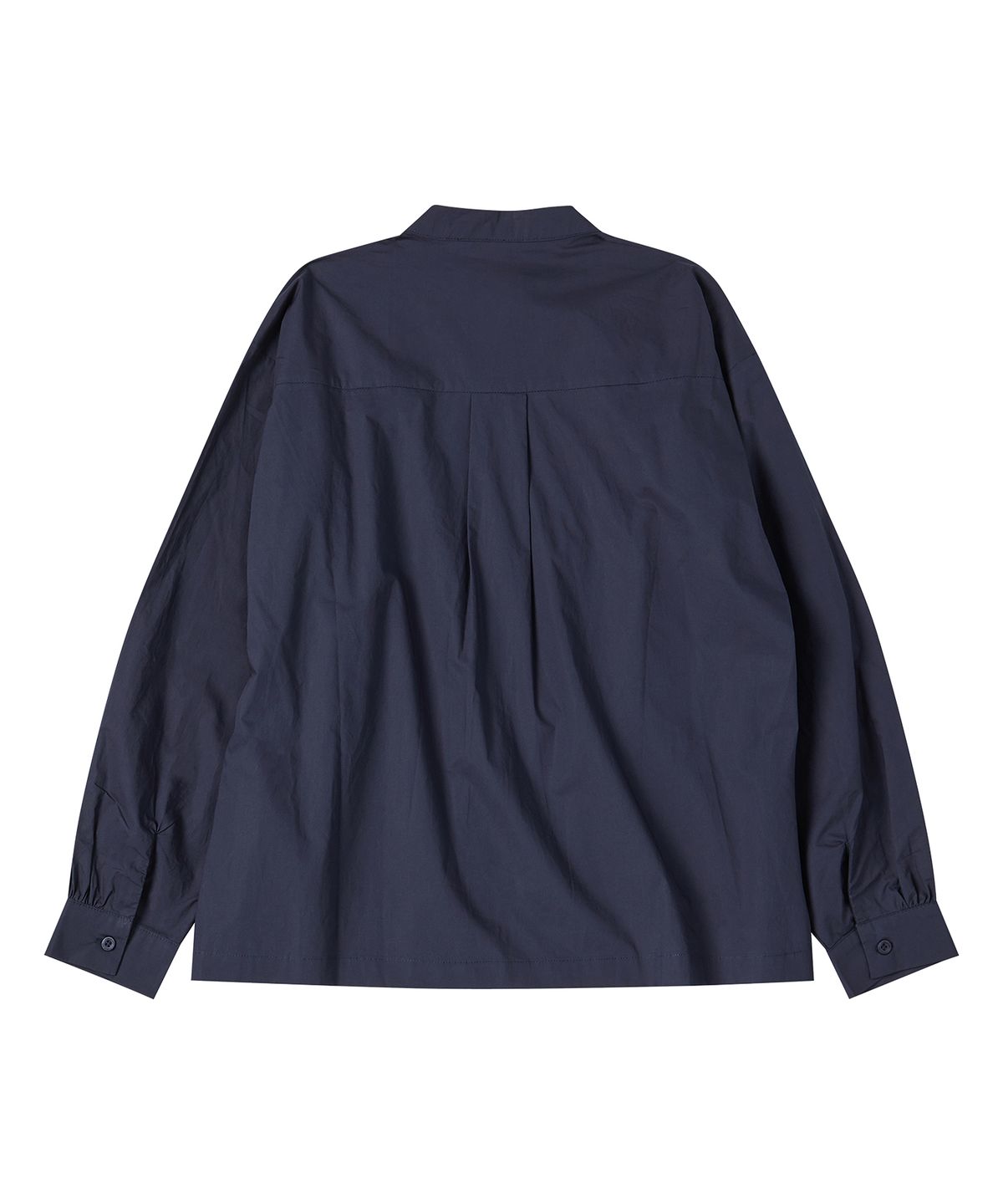 꼬모니노즈(COMONINOZ) W HENRRY COTTON SHIRT [INDIGO BLUE]