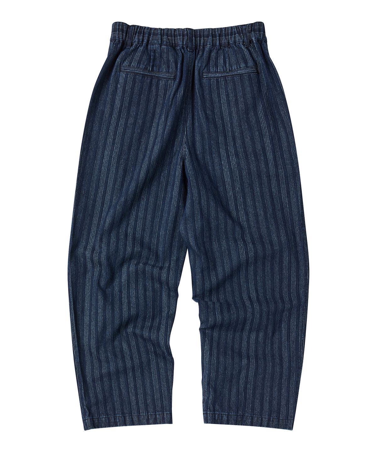 꼬모니노즈(COMONINOZ) BUTTON TUCK PANTS [INDIGO BLUE]