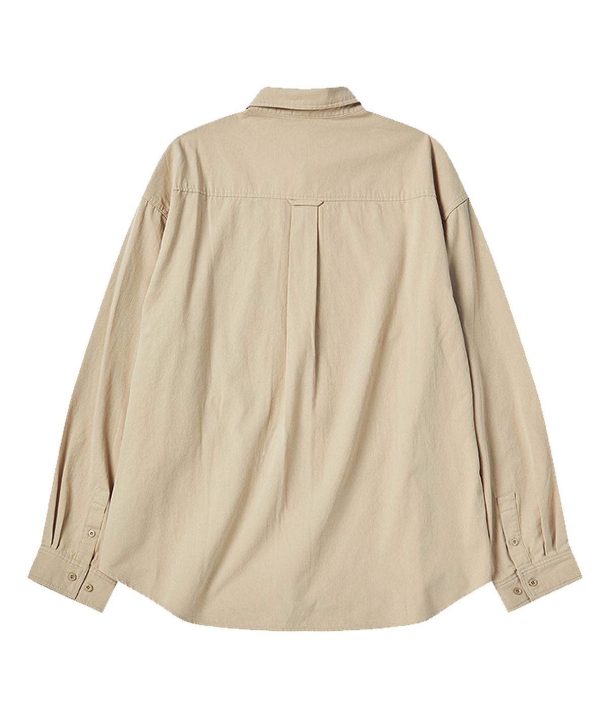 꼬모니노즈(COMONINOZ) NOZ COTTON SHIRT [BEIGE]