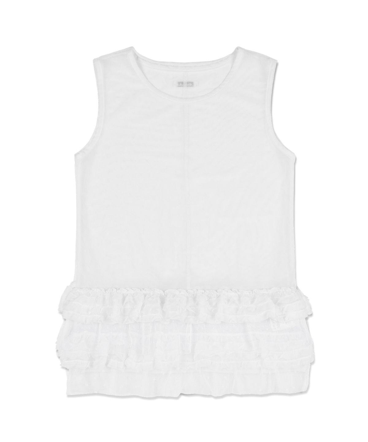 팬시클럽(FANCY CLUB) 도트 레이어드 원피스 (WHITE)_F24ZD880