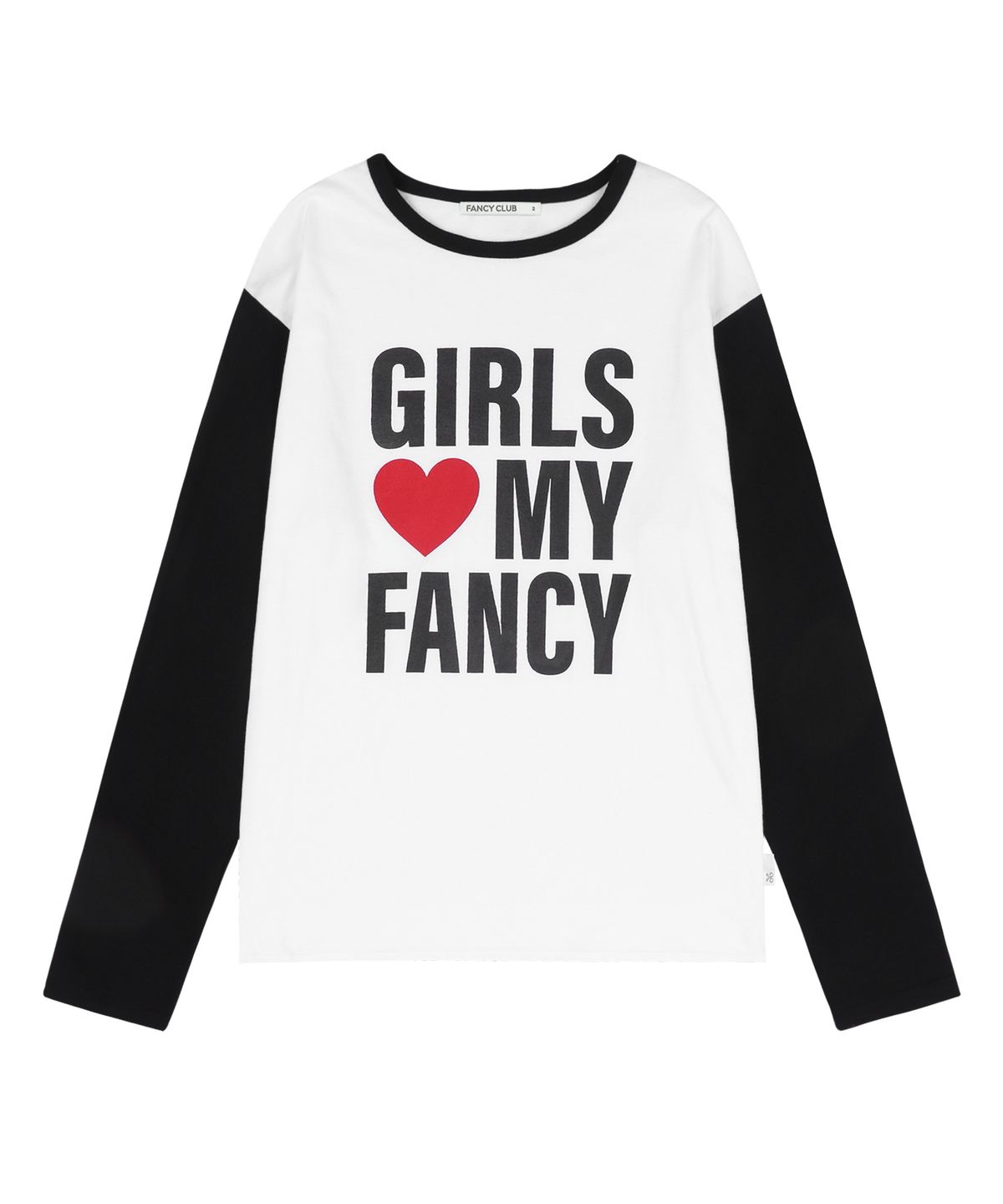 팬시클럽(FANCY CLUB) 걸스 마이 팬시 롱슬리브 (BLACK)_F24ZB068