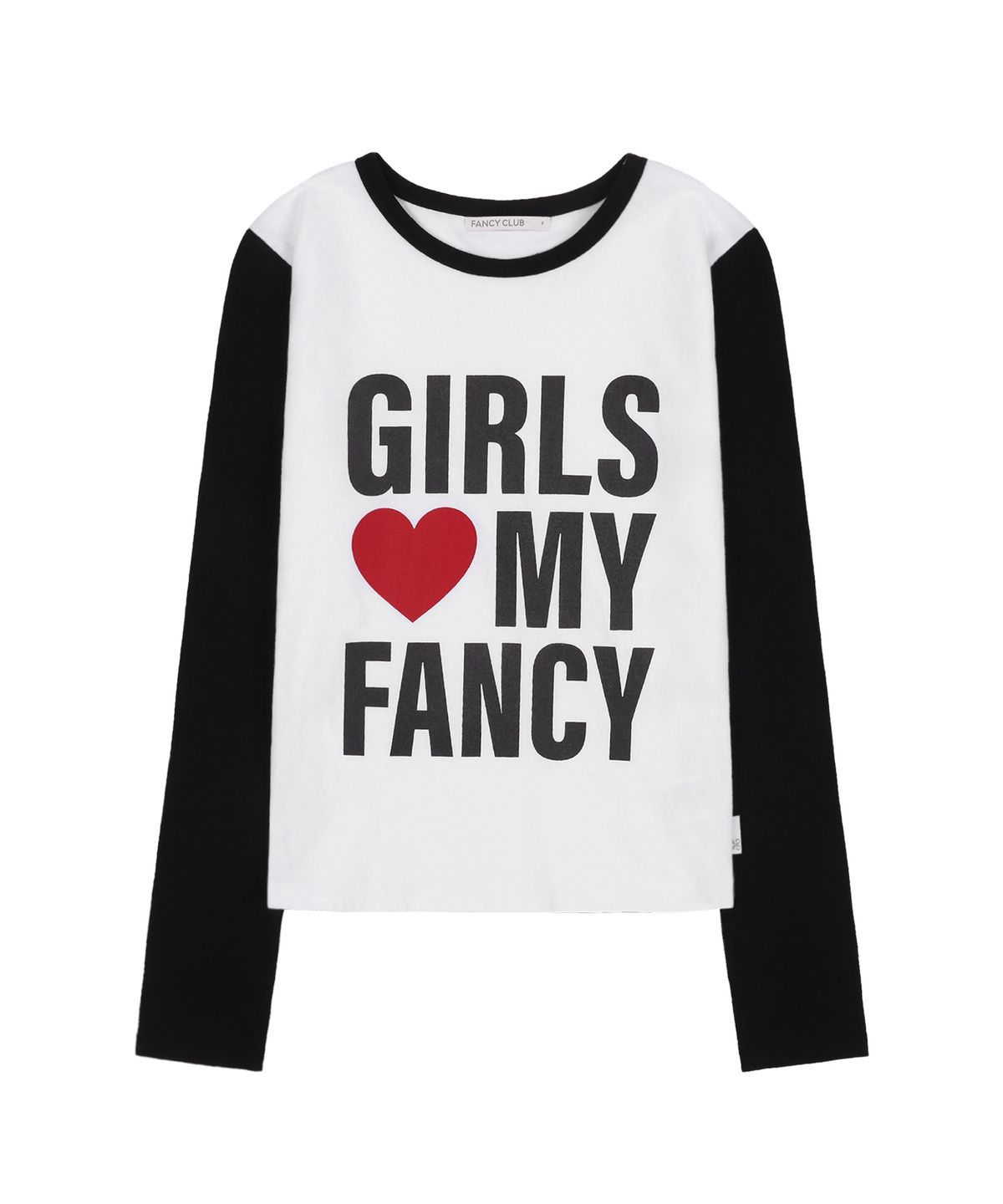 팬시클럽(FANCY CLUB) 걸스 마이 팬시 롱슬리브 (BLACK)_F24ZB068