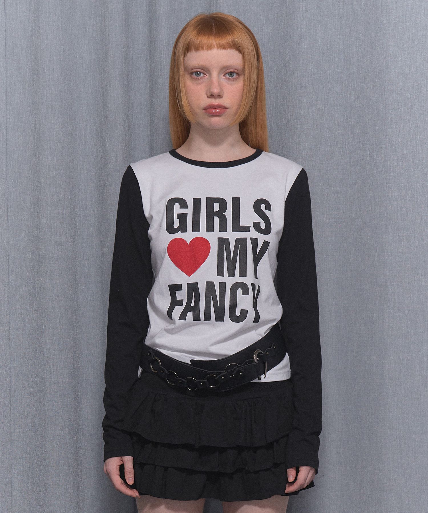 ★FANCY CLUB★ Girls My Fancy Long Sleeve BLACKF24ZB068 F24Z MUSINSA公式 | FANCY CLUB Girls My Fancy Long Sleeve (BLACK)_