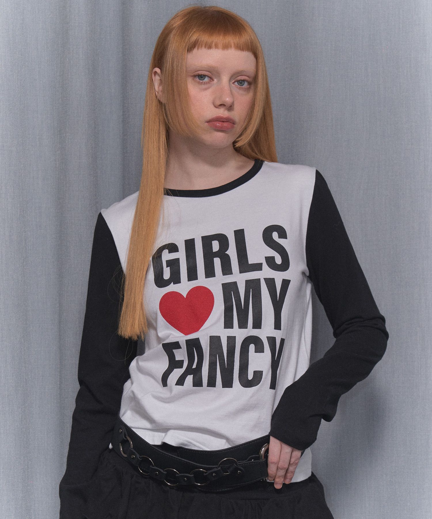 MUSINSA公式 | FANCY CLUB Girls My Fancy Long Sleeve (BLACK)_