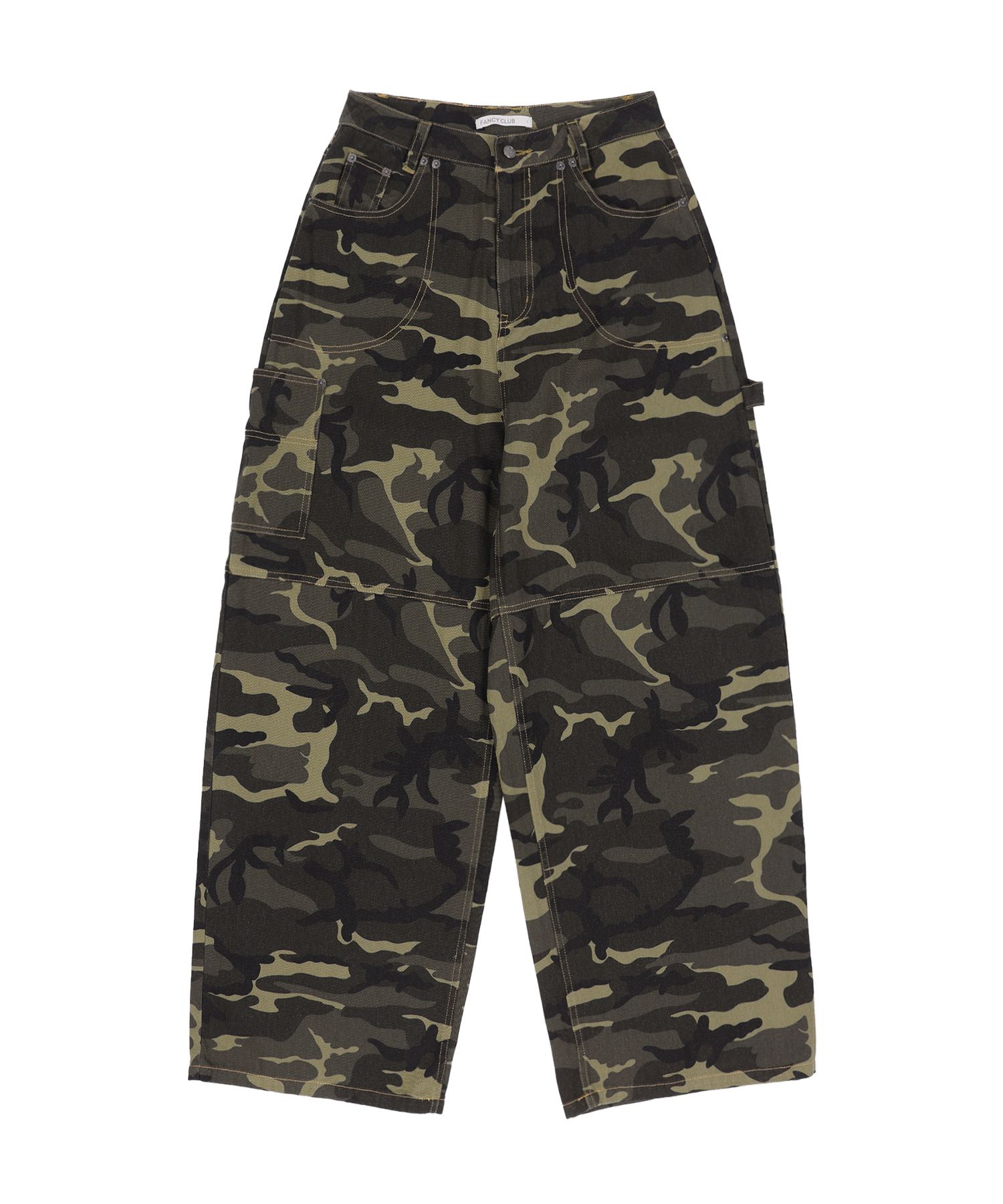 ★FANCY CLUB★ Carpenter lettering denim pants DARK GRAY F25 Carpenter Lettering Denim Pants (Dark Gray) F25QD884 - FANCY